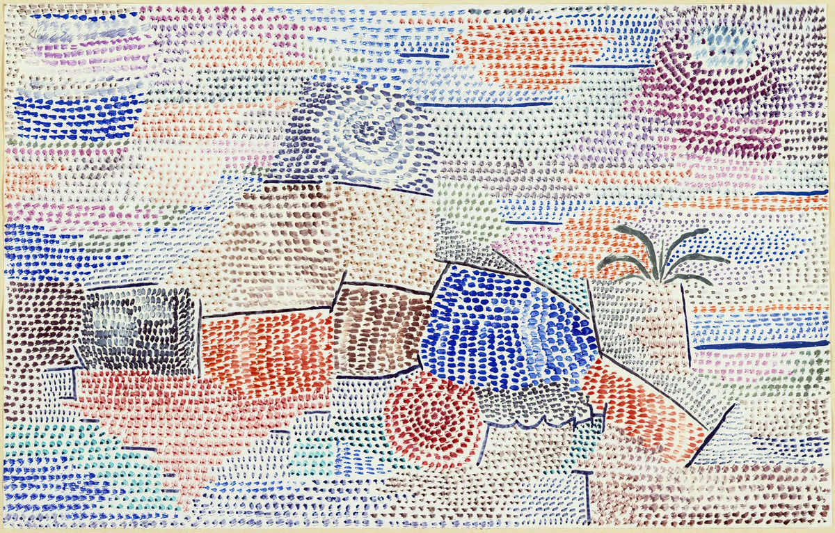 Paul Klee Print: Light Over Former Times, Abstract Panoramic Art - 9ArtPrints