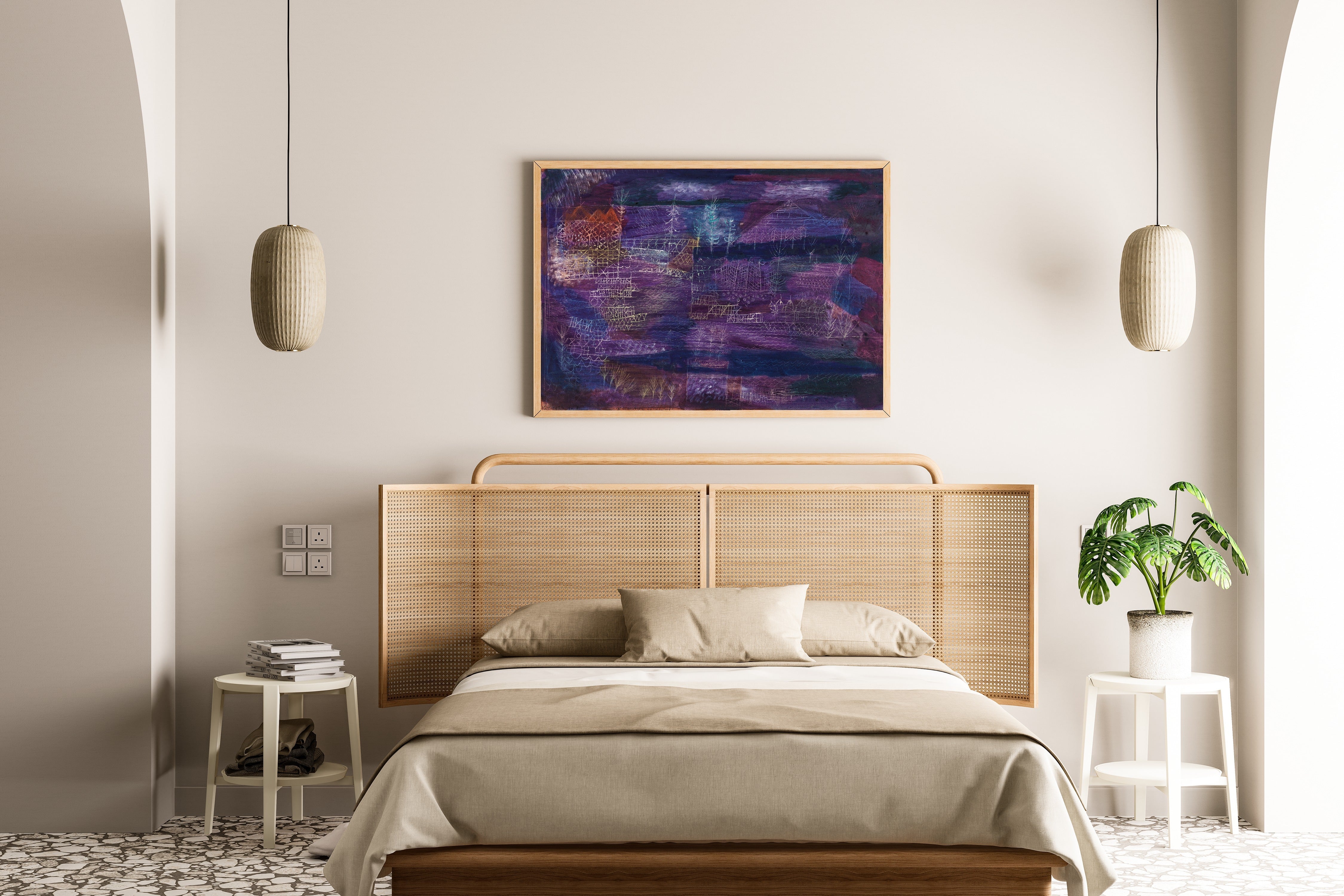 Paul Klee — River Landscape (Flusslandschaft) | Bauhaus Fine Art Print - 9ArtPrints