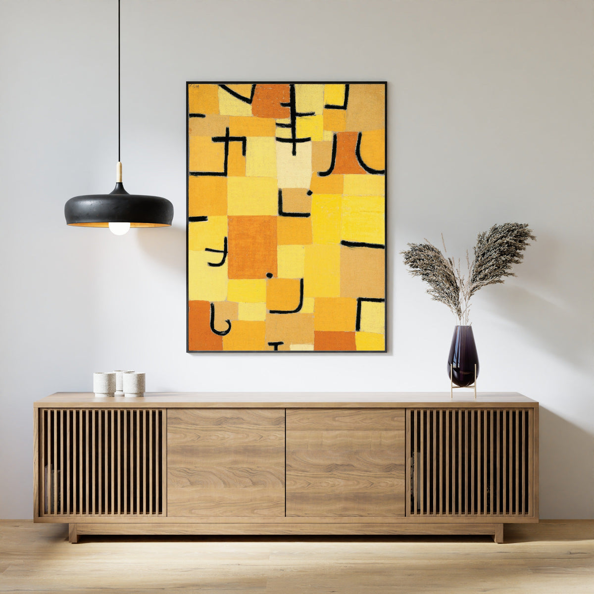 Paul Klee — Signs in Yellow | Bauhaus Fine Art Print - 9ArtPrints