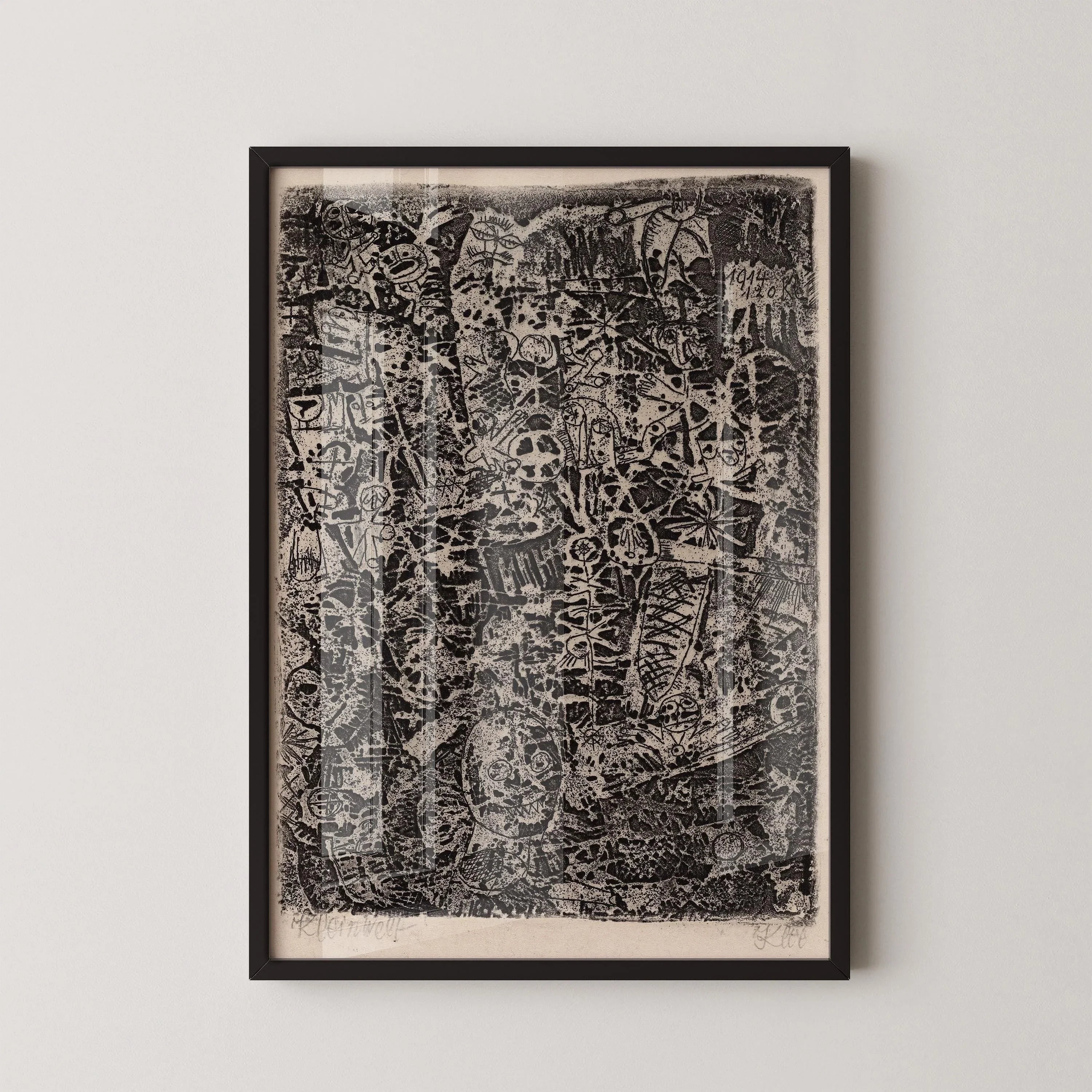 Paul Klee - Small World | Modern Neutral Art Exhibition Poster (available handframed or unframed) - 9ArtPrints