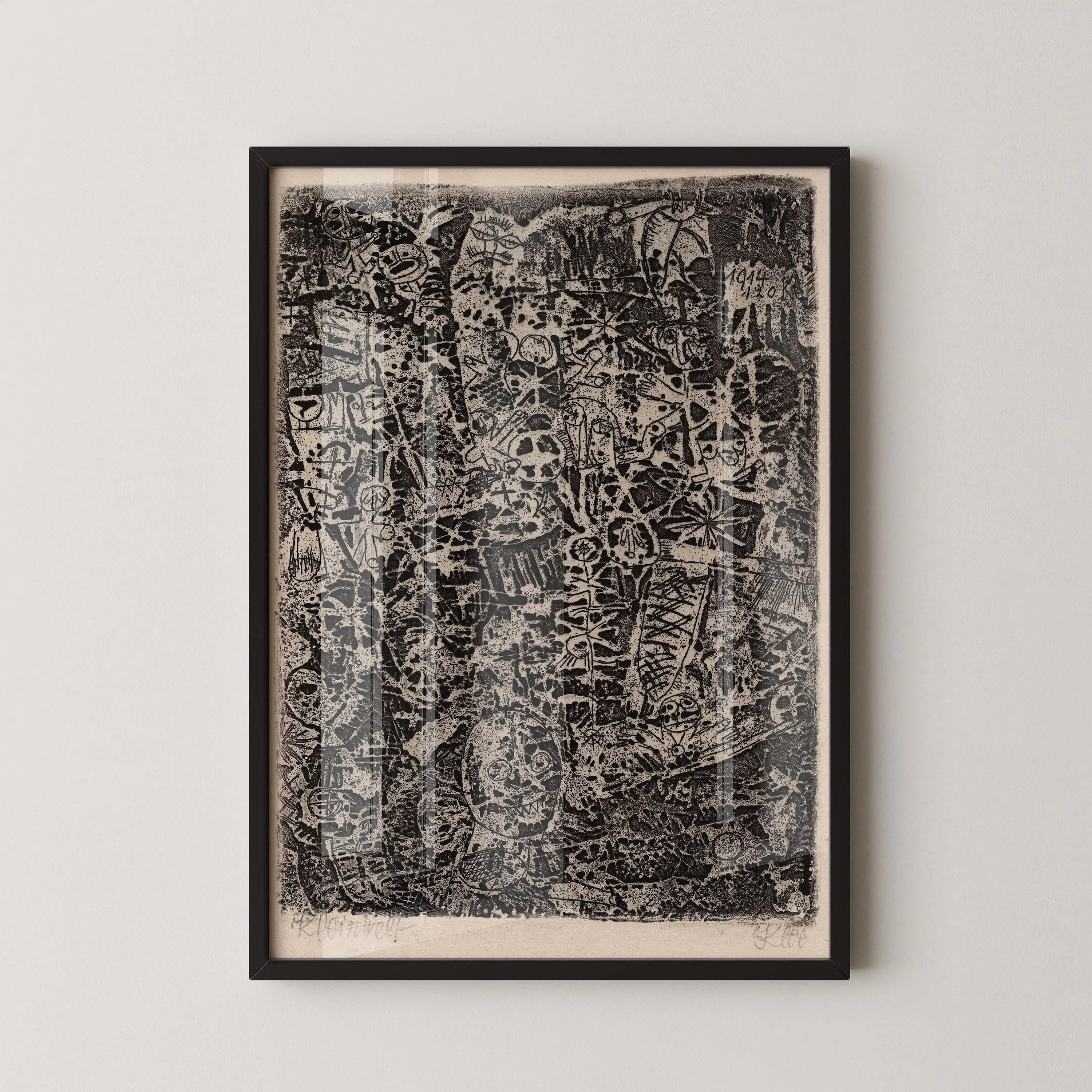 Paul Klee - Small World | Modern Neutral Art Exhibition Poster