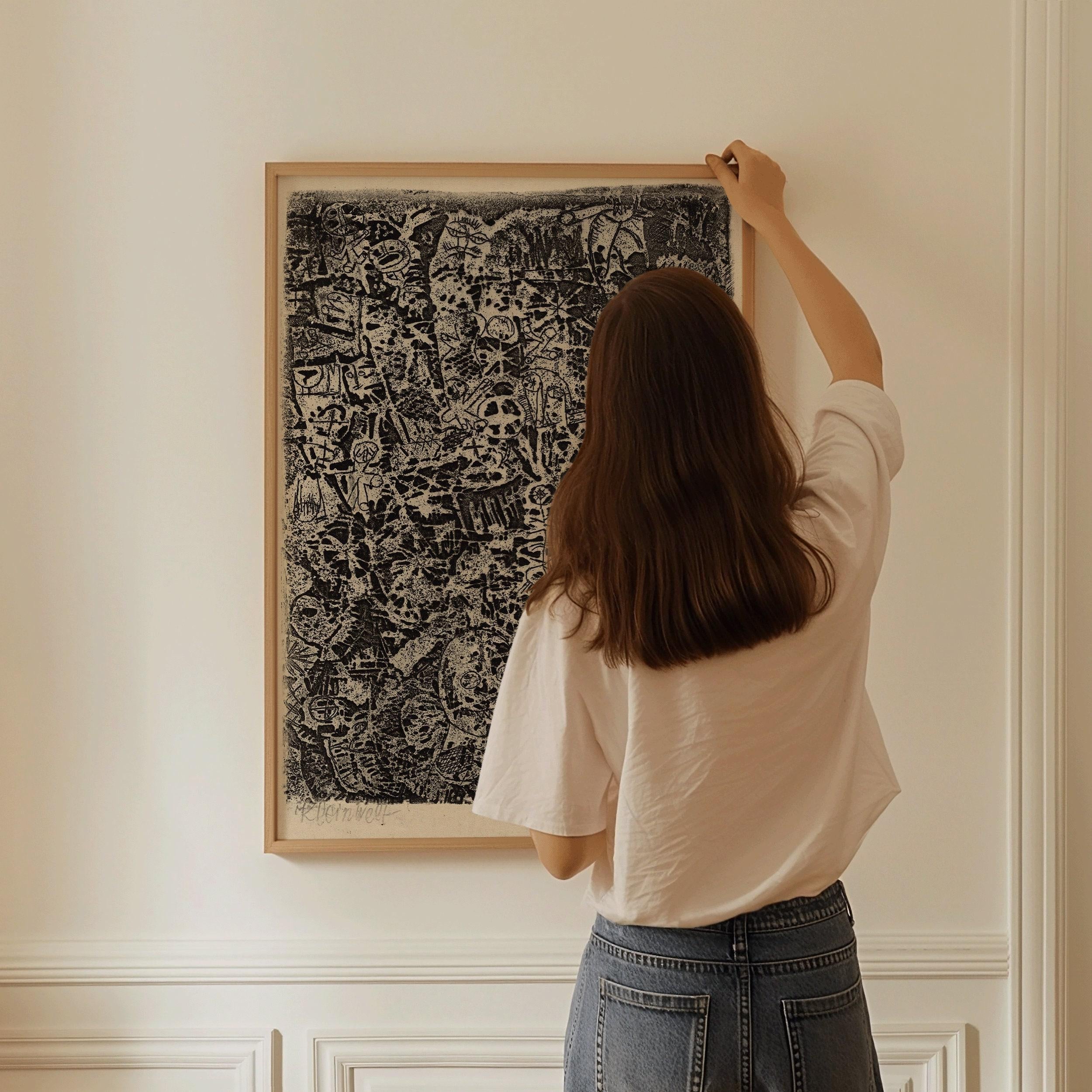 Paul Klee - Small World | Modern Neutral Art Exhibition Poster