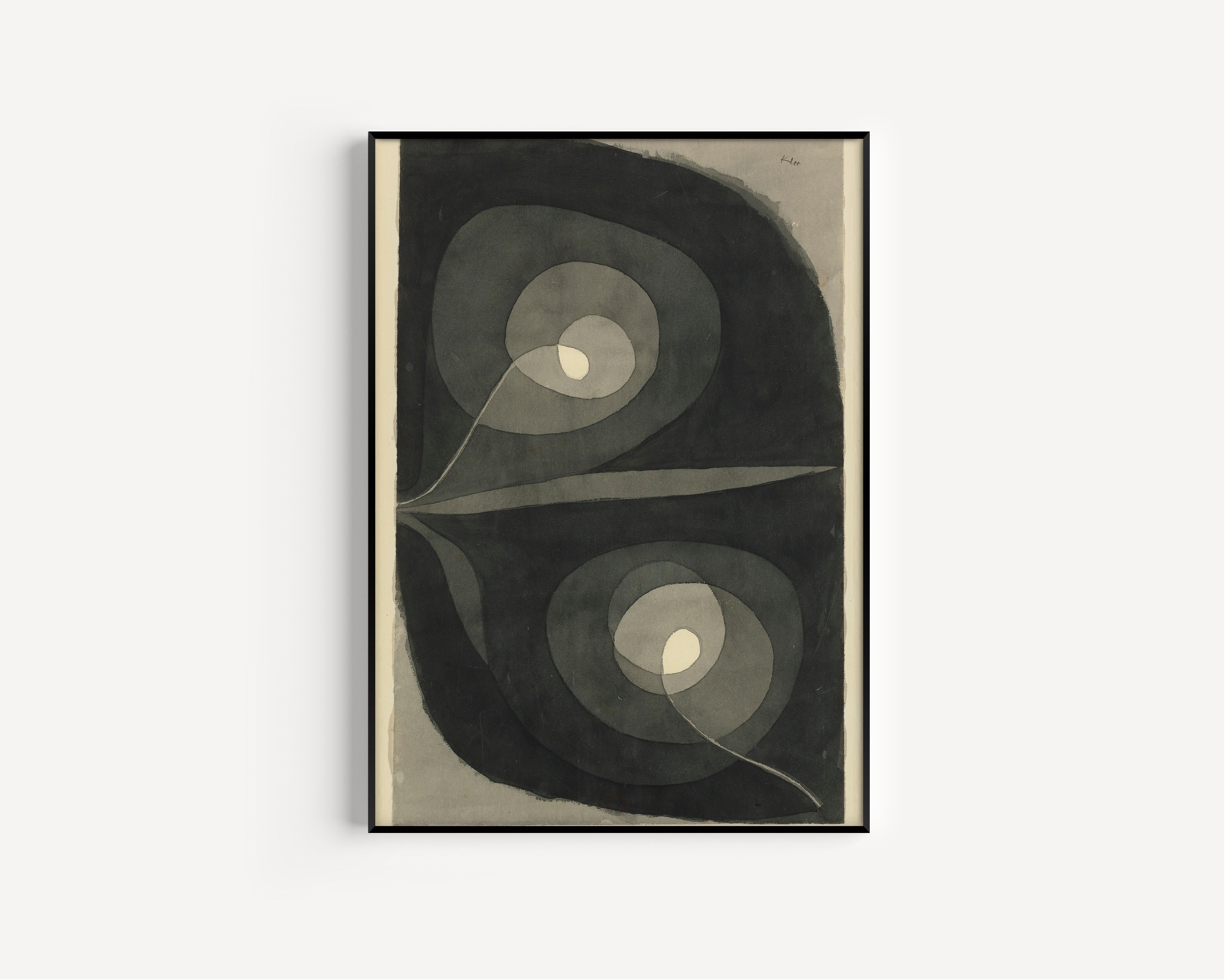 Paul Klee — Spiral Screw Flowers (Spiralschrauben-Blüten) | Bauhaus Fine Art Print - 9ArtPrints