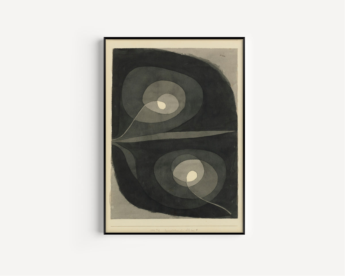 Paul Klee — Spiral Screw Flowers (Spiralschrauben-Blüten) | Bauhaus Fine Art Print - 9ArtPrints