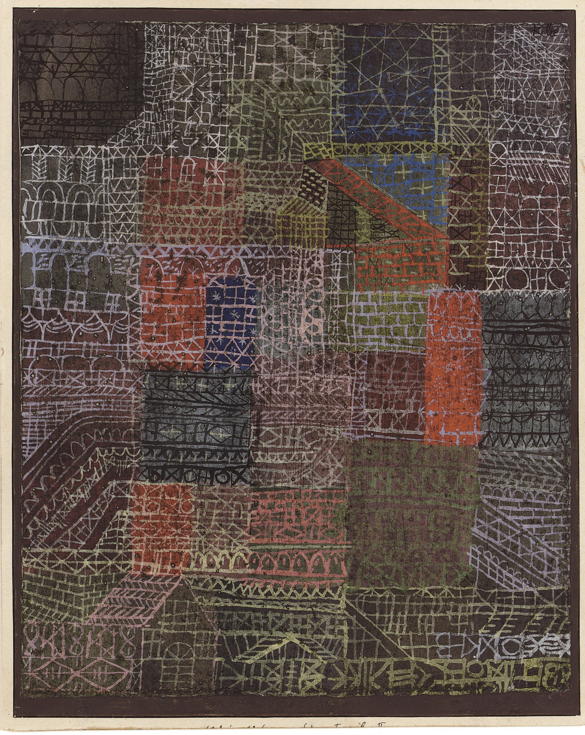 Paul Klee — Structural II | Bauhaus Fine Art Print - 9ArtPrints