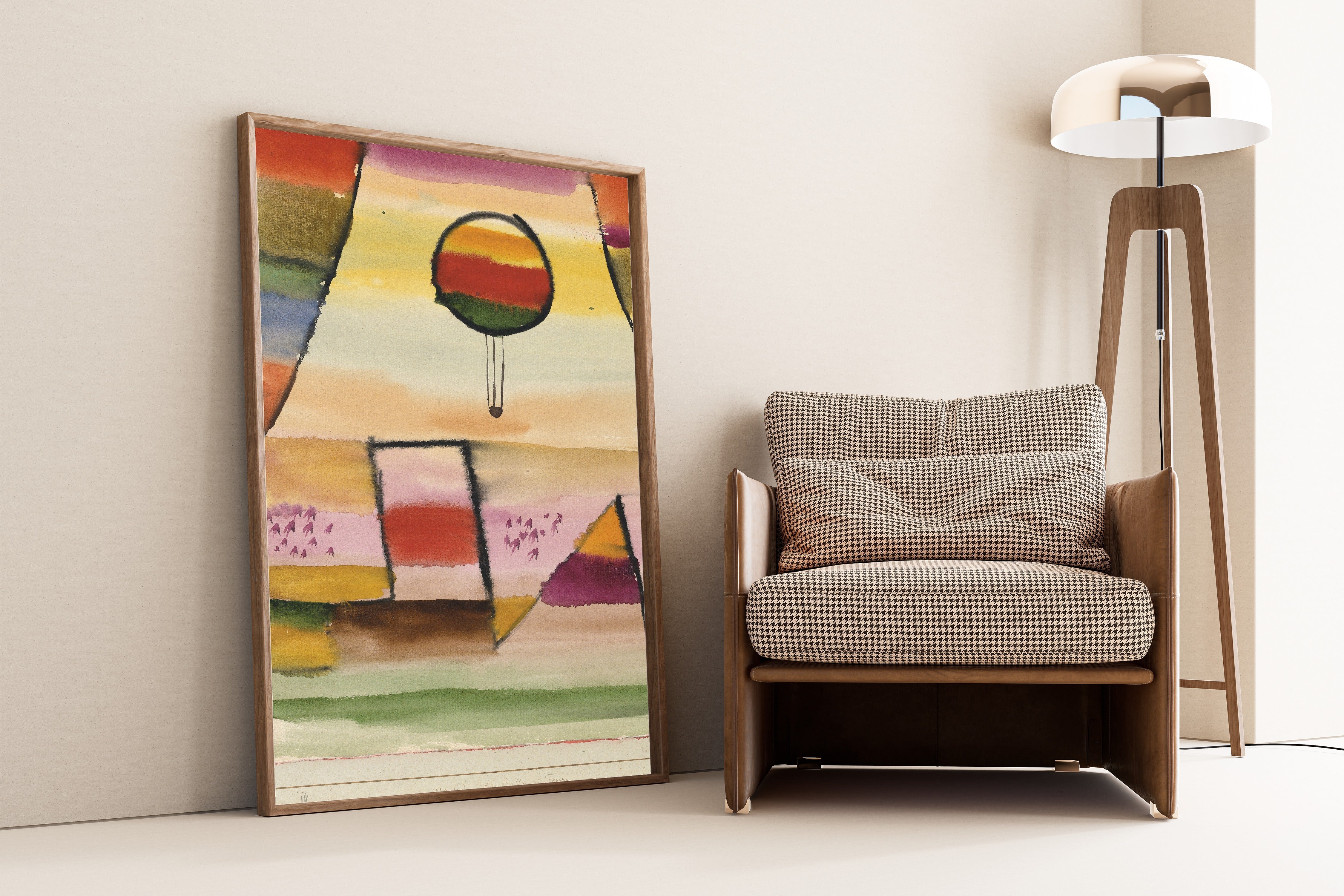 Paul Klee — The Balloon in the Window (Der Ballon im Fenster) | Bauhaus Fine Art Print - 9ArtPrints