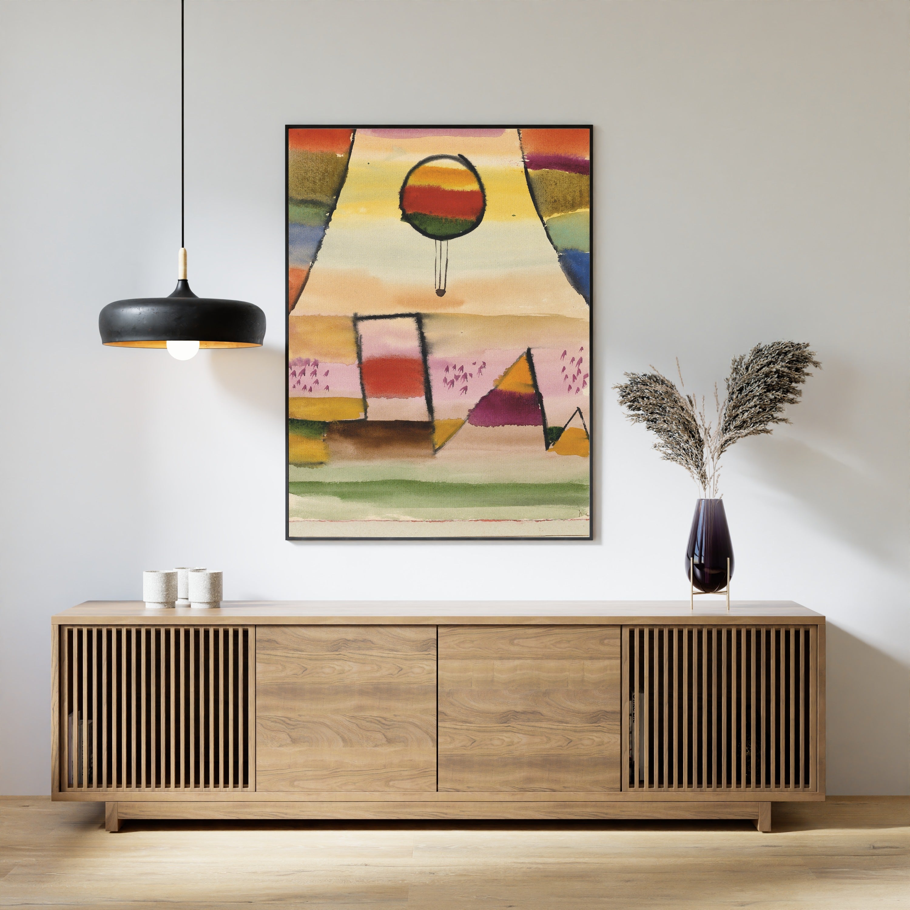 Paul Klee — The Balloon in the Window (Der Ballon im Fenster) | Bauhaus Fine Art Print - 9ArtPrints