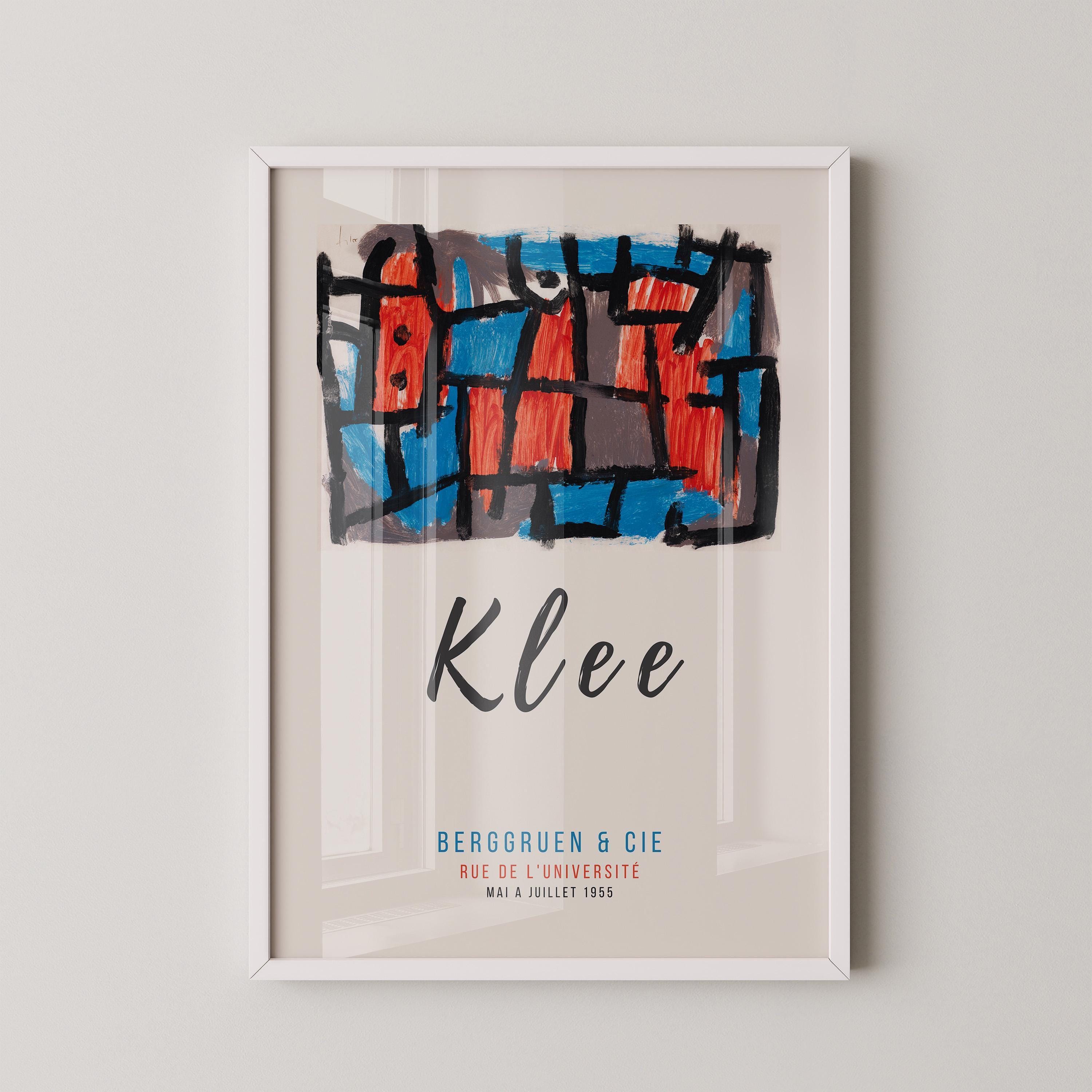 Paul Klee - The Hour Before One Night | Modern Art Exhibition Poster (available handframed or unframed) - 9ArtPrints