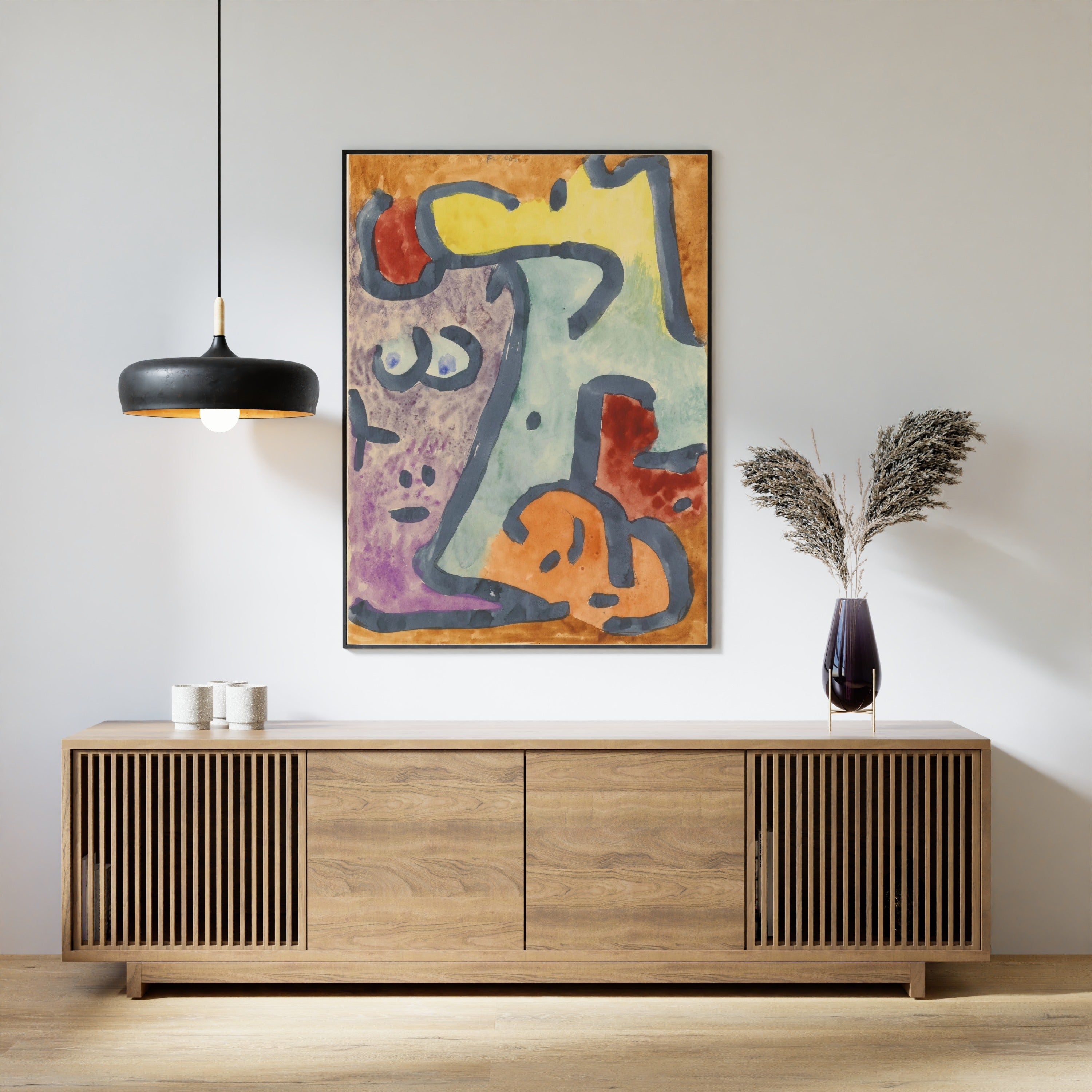 Paul Klee — The Shadowy One (Die Schattige) | Bauhaus Fine Art Print - 9ArtPrints