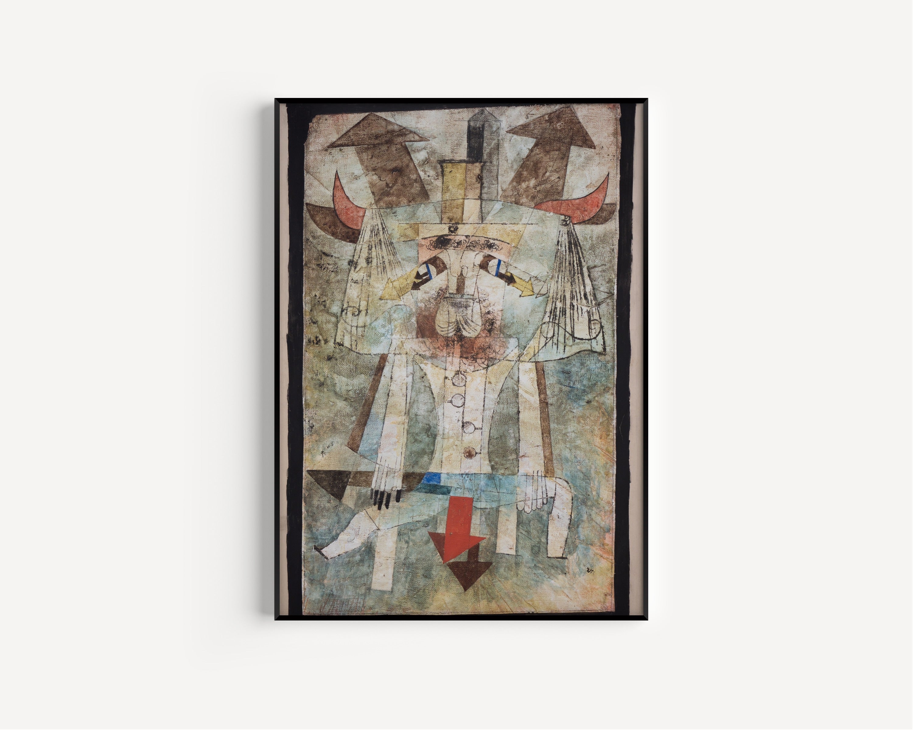 Paul Klee — The Wild Man (Der wilde Mann) | Bauhaus Fine Art Print - 9ArtPrints