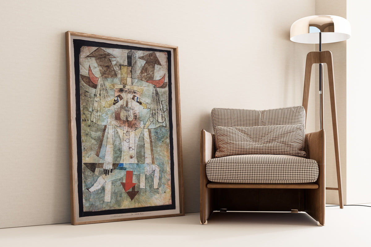 Paul Klee — The Wild Man (Der wilde Mann) | Bauhaus Fine Art Print - 9ArtPrints