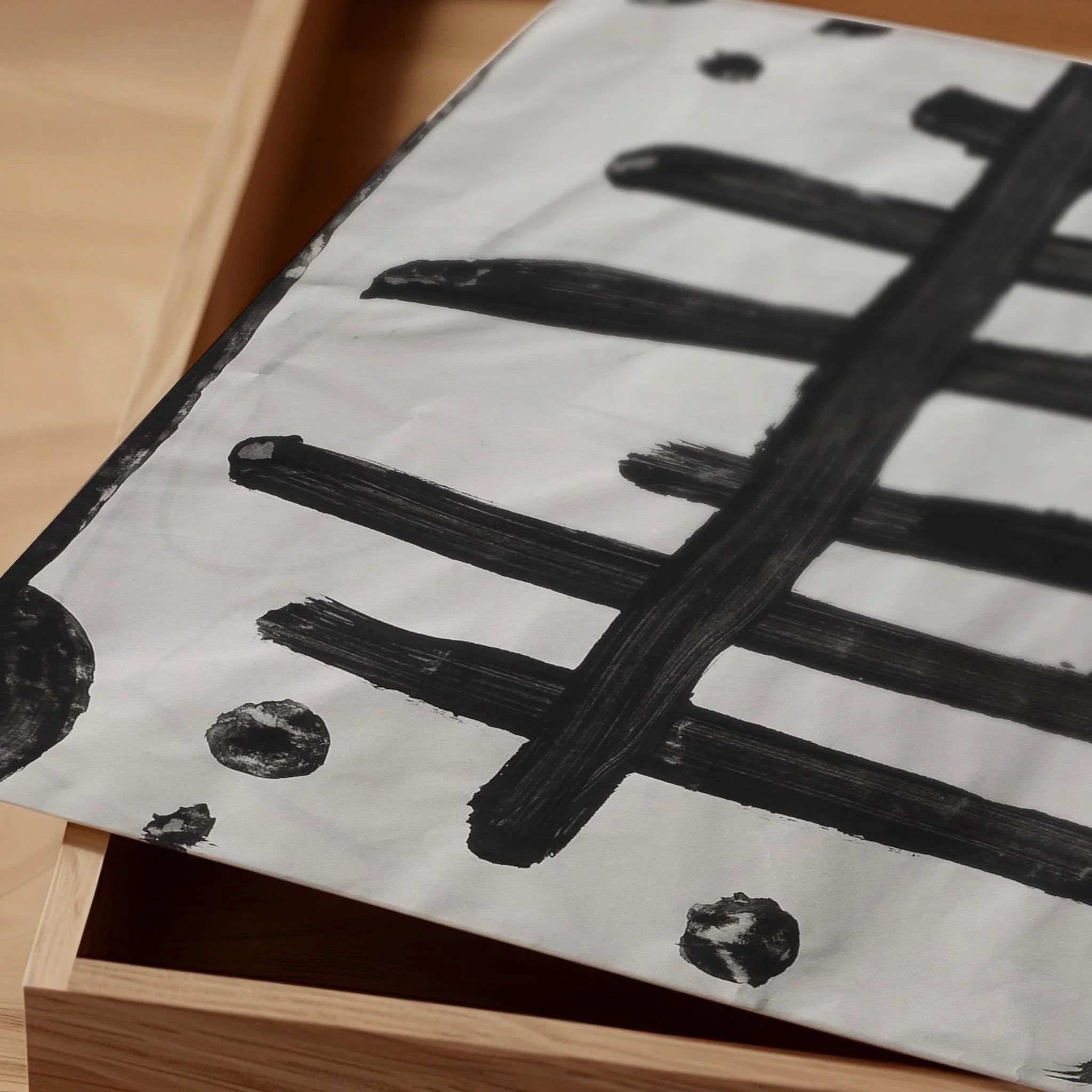 Paul Klee - Untitled (Geometric Compositions - 1940) | Striking Minimalist Abstract Art in Black and White available handframed or unframed - 9ArtPrints