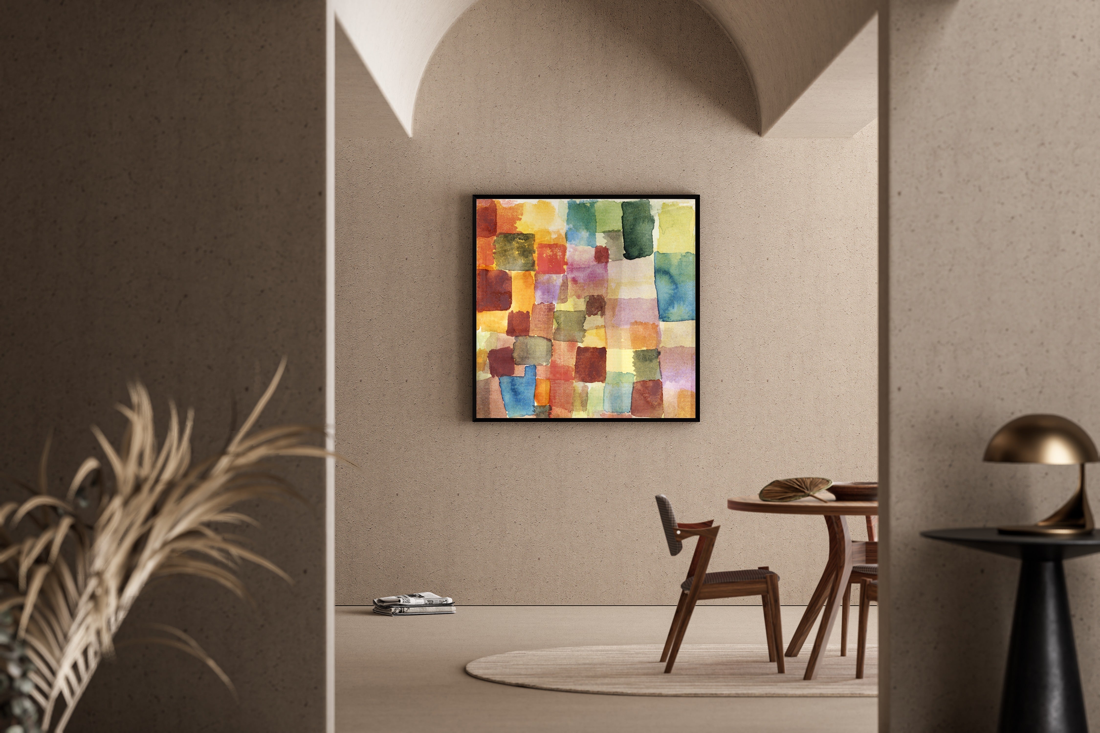 Paul Klee — Untitled (Watercolour Squares) | Bauhaus Fine Art Print - 9ArtPrints