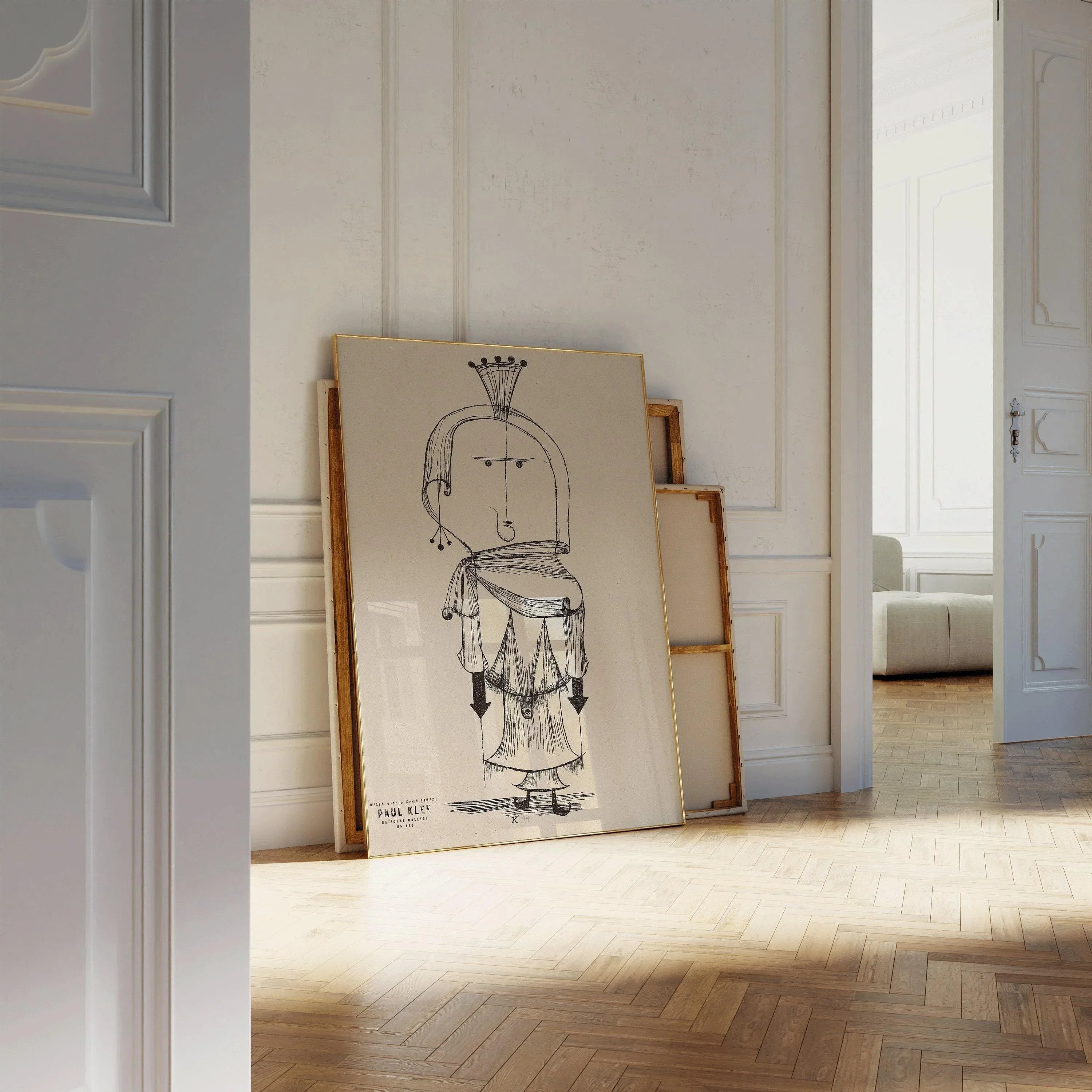 Paul Klee Witch Print: Modern Art Exhibition Poster - 9ArtPrints