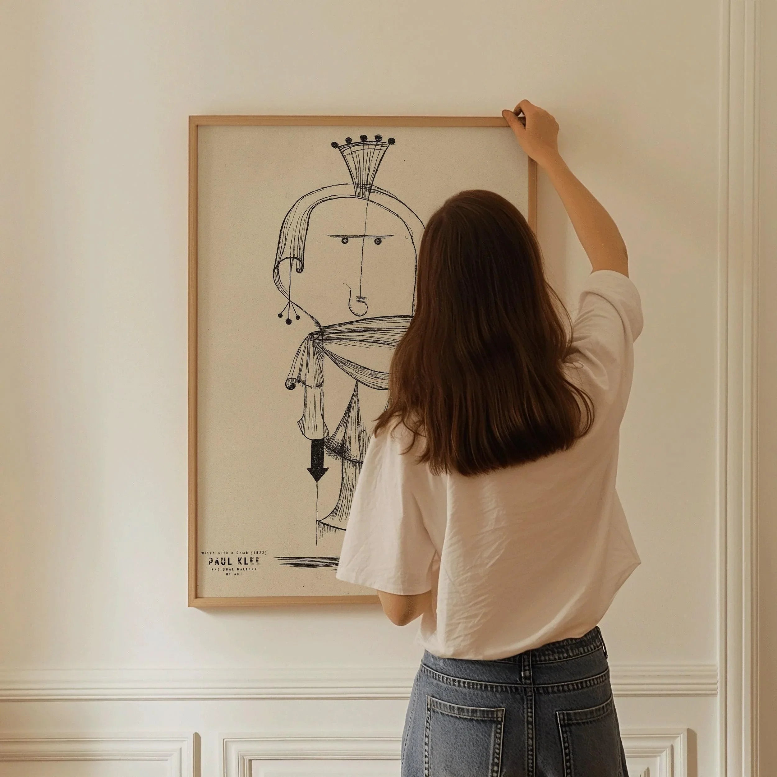 Paul Klee - Witch with Comb | Playful and Striking - Our Customers Love This Modern Art Exhibition Poster (available framed or unframed) - 9ArtPrints