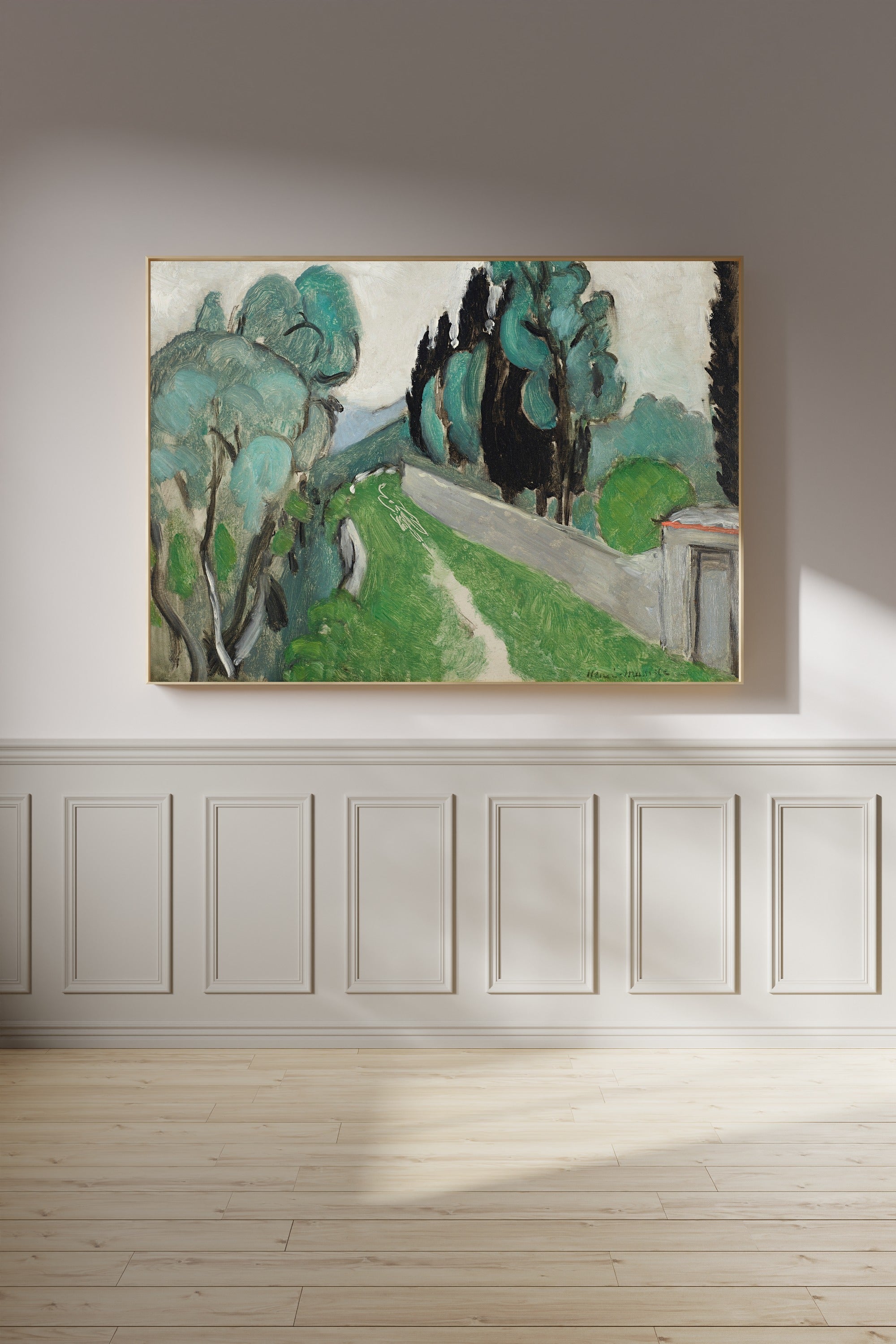 Henri Matisse — Landscape with Cypresses and Olive Trees near Nice | Fine Art Print