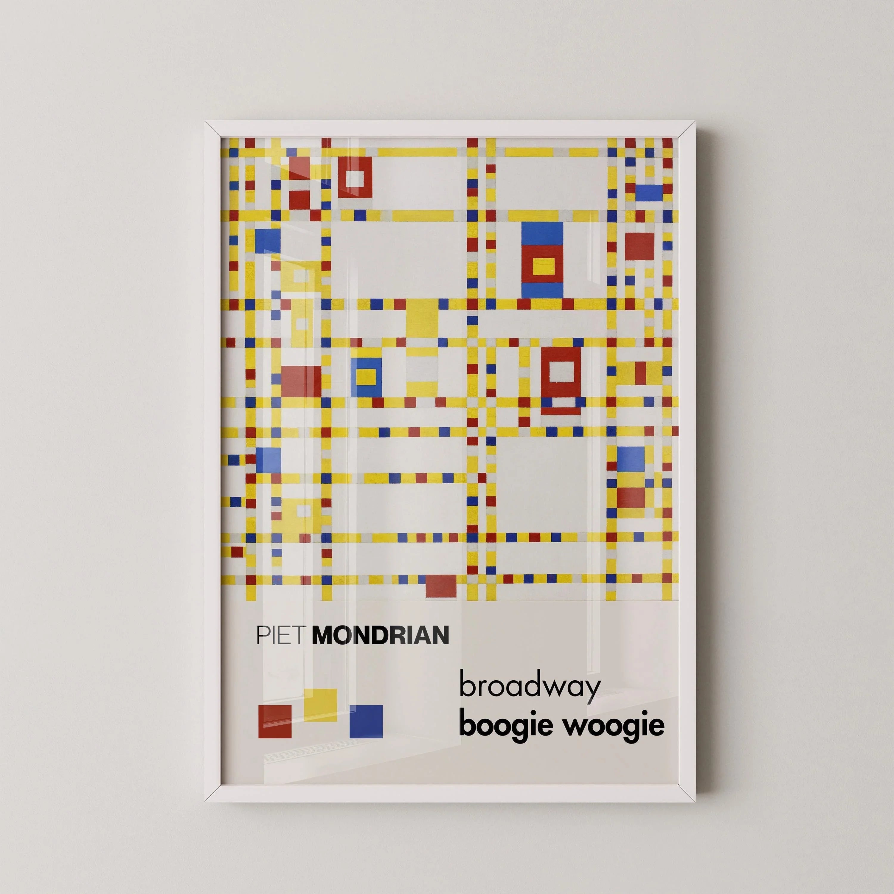 Piet Mondrian - Broadway Boogie Woogie PRINT | The Perfect Mid - Century Modern Art Poster