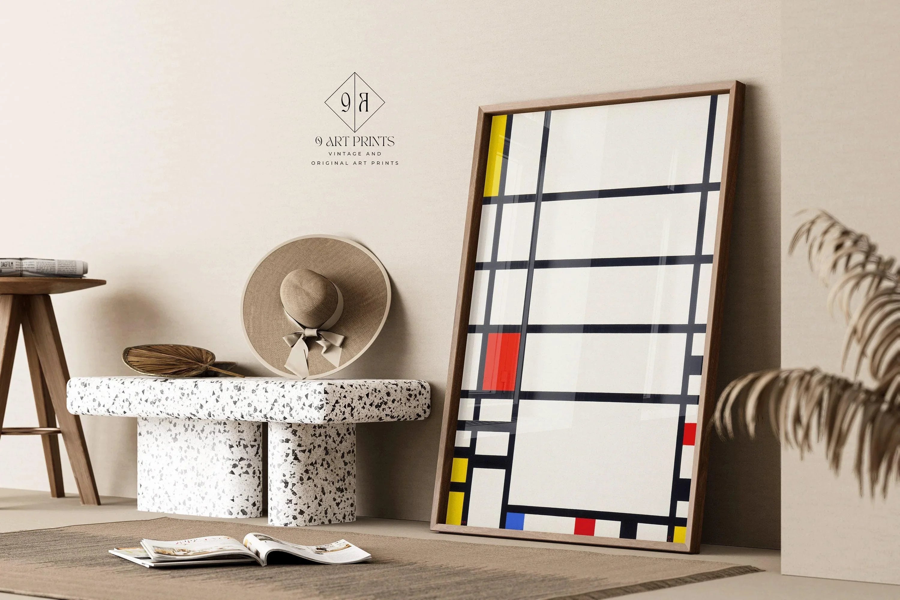 Piet Mondrian - Trafalgar Square PRINT | Mid - Century Modern Art Print