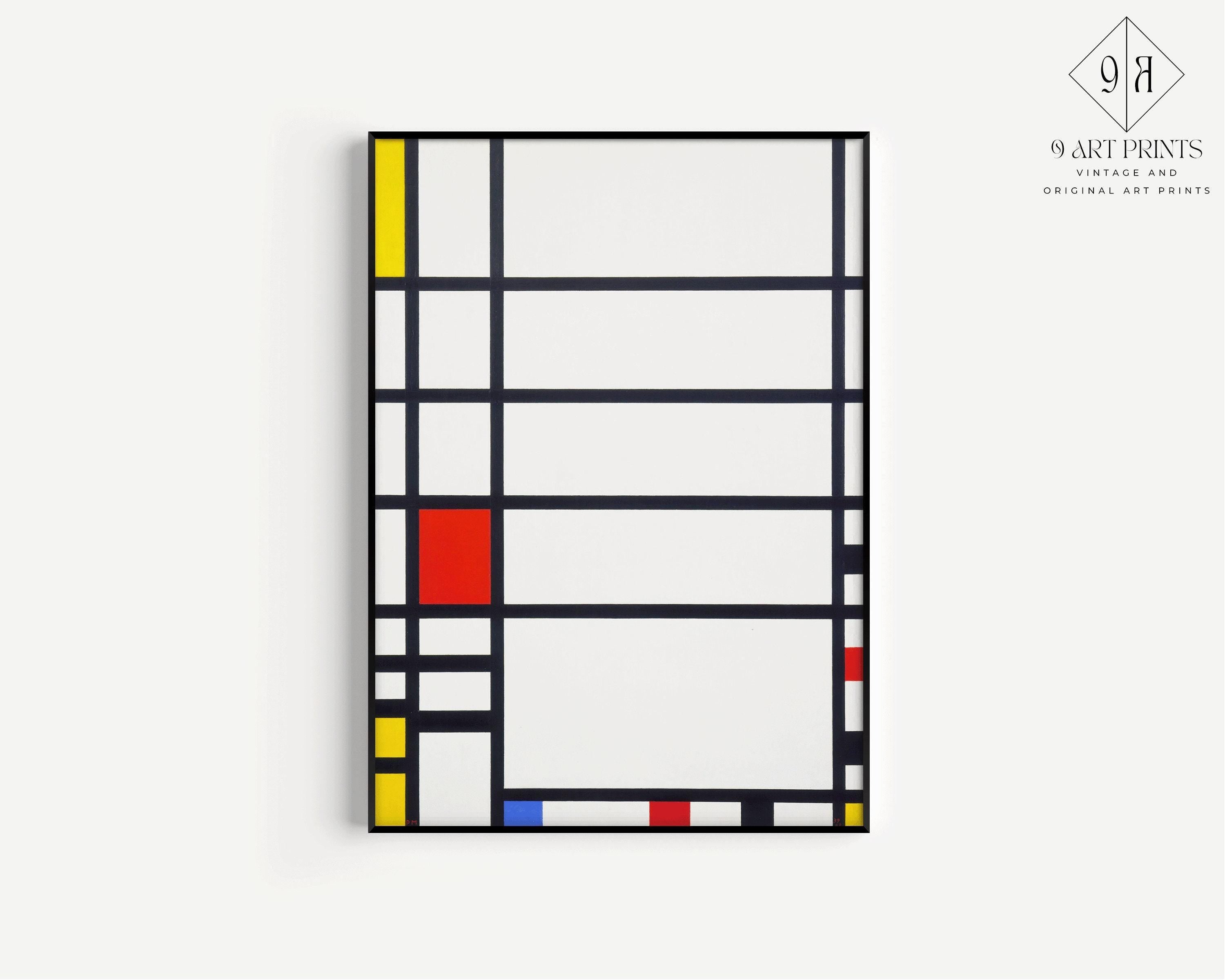 Piet Mondrian - Trafalgar Square PREMIUM GICLÉE PRINT | Mid - Century Modern Art Print (available handframed or unframed) - 9ArtPrints