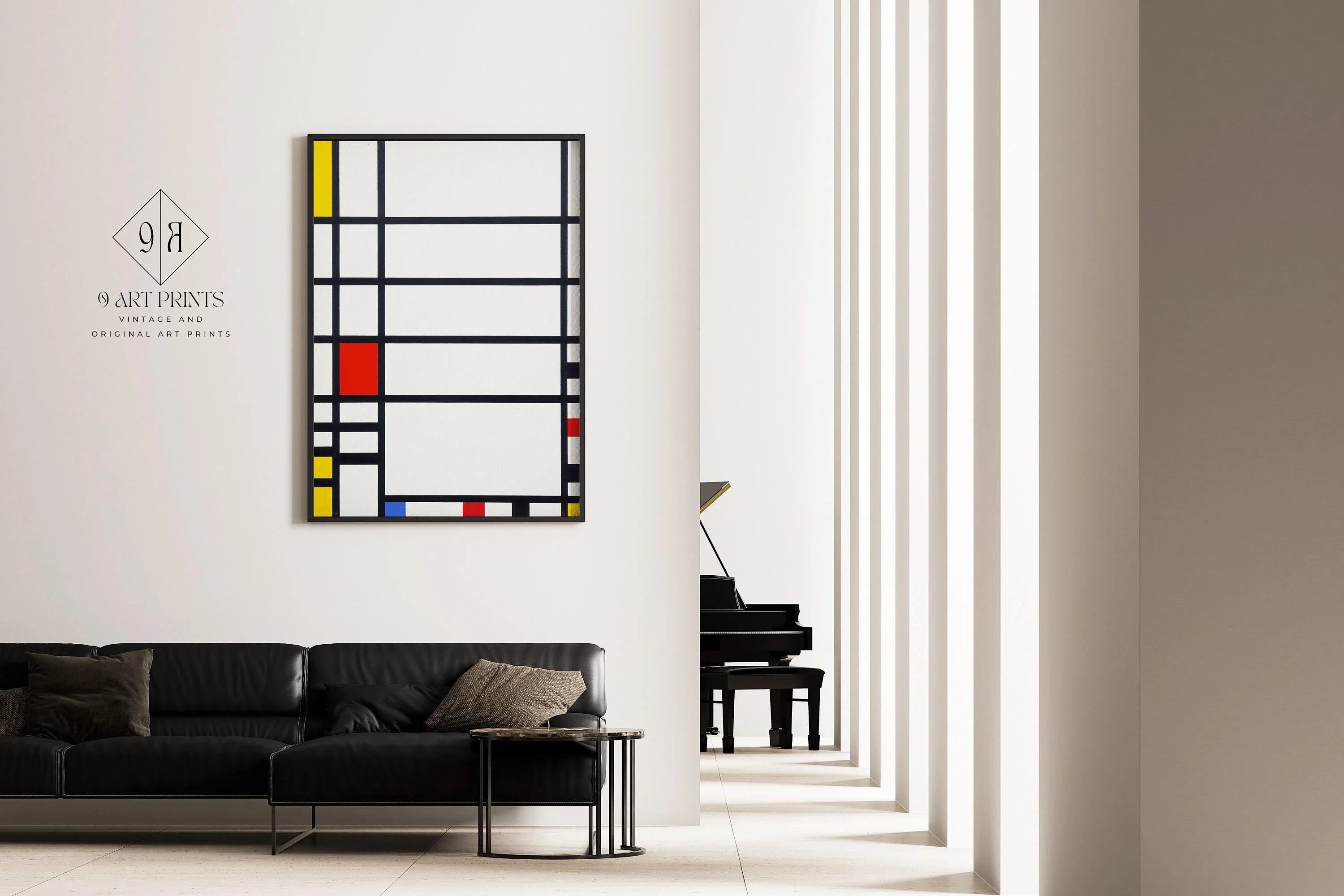 Piet Mondrian - Trafalgar Square PRINT | Mid - Century Modern Art Print