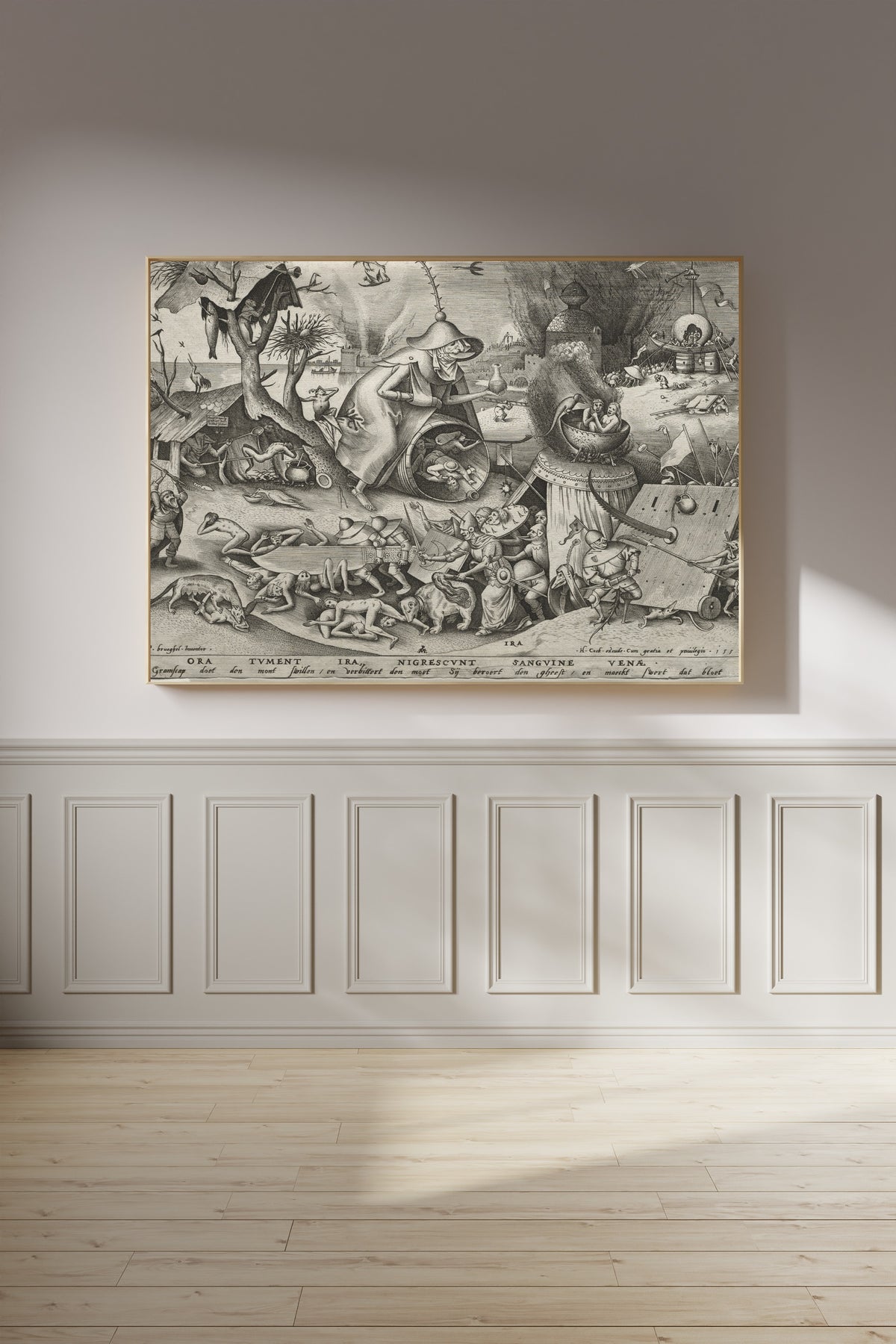 Pieter Bruegel the Elder — The Seven Deadly Sins: Anger | Etching Print