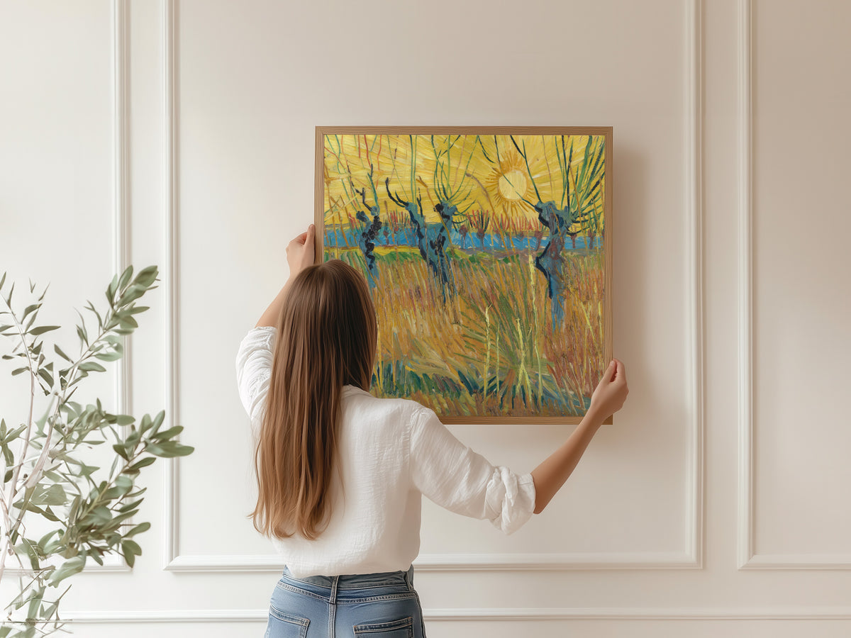 Vincent van Gogh — Pollard Willows at Sunset | Fine Art Print