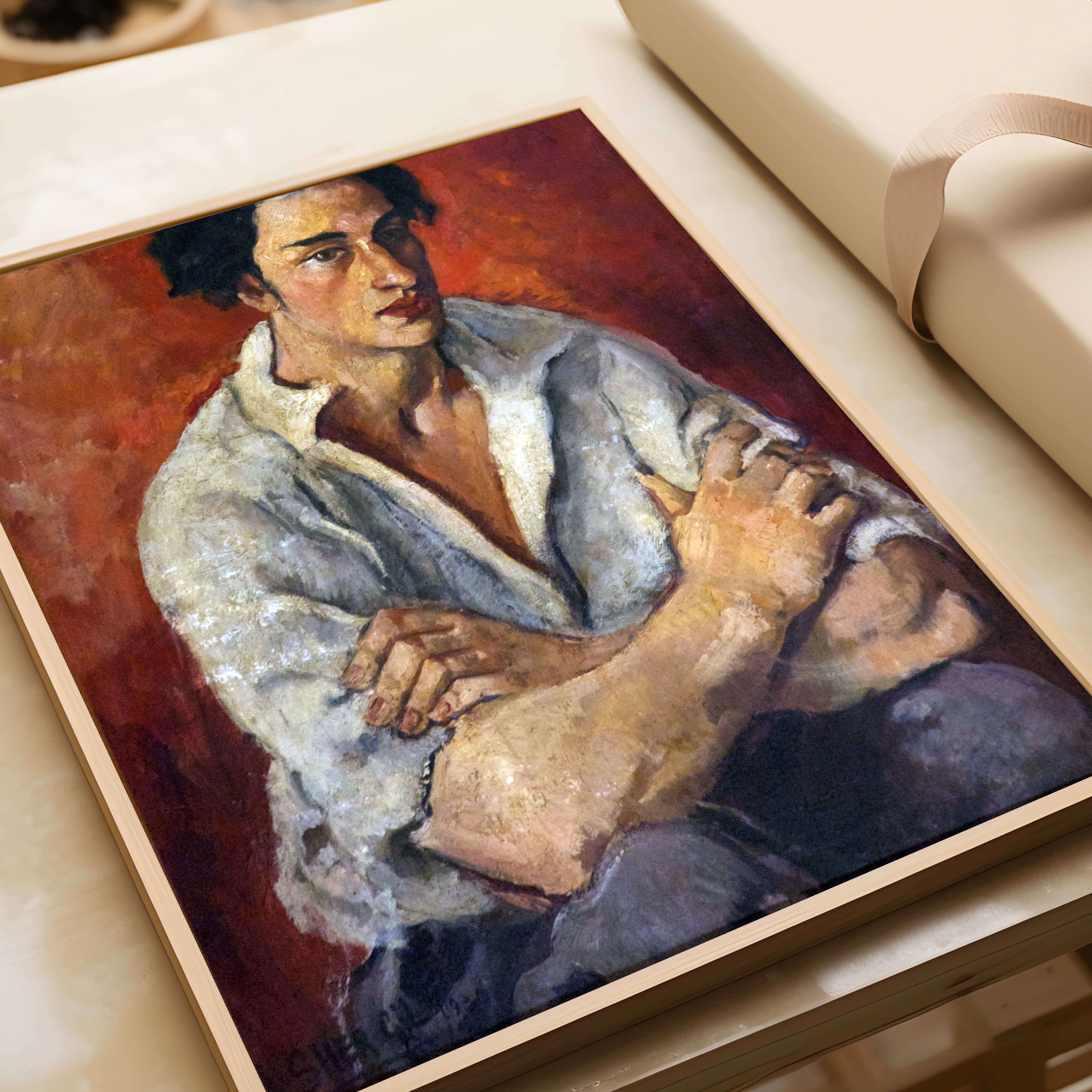 Amrita Sher-Gil — Portrait of a Young Man | Fine Art Giclée Print