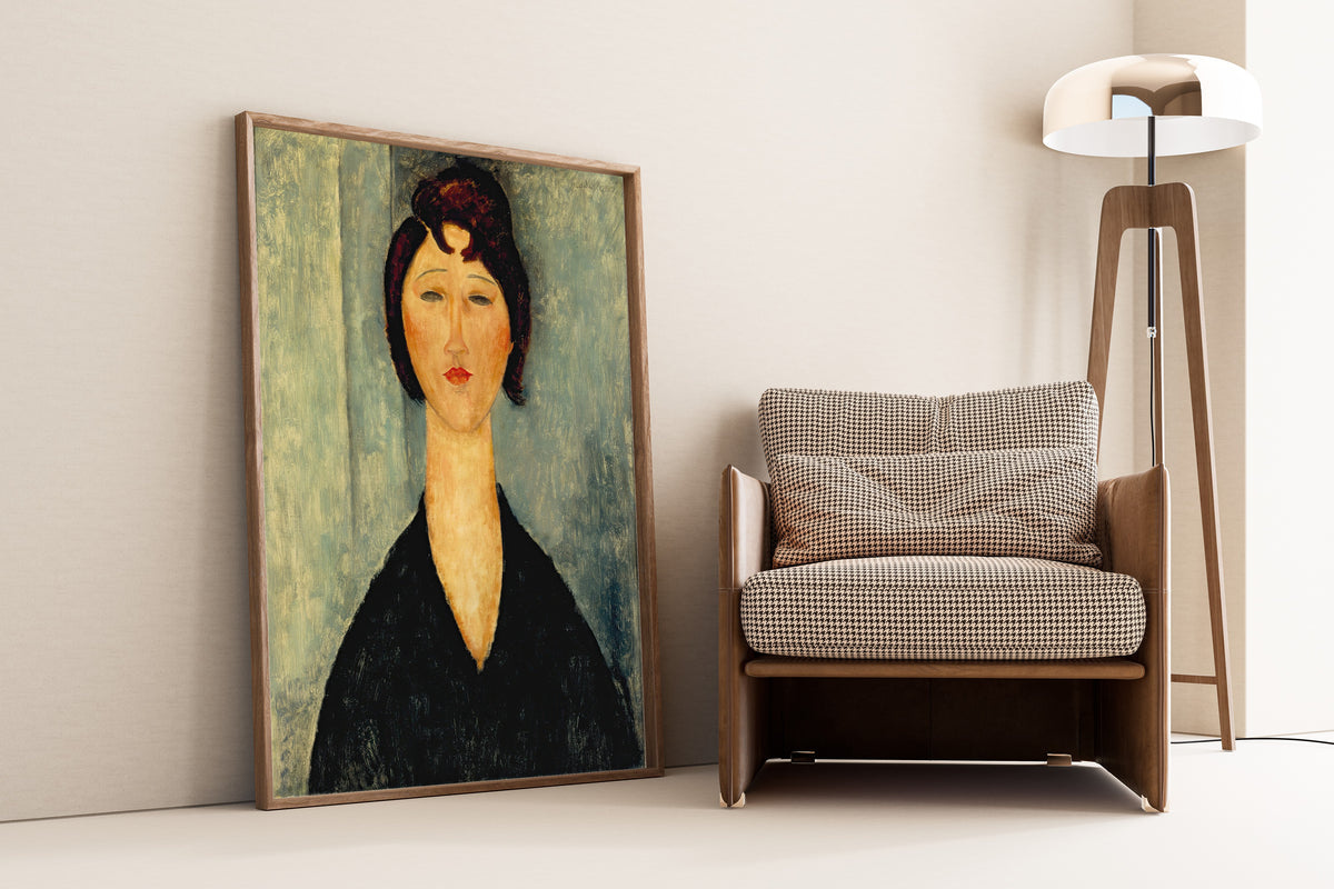 Amedeo Modigliani — Portrait of a Young Woman in Black | Fine Art Print