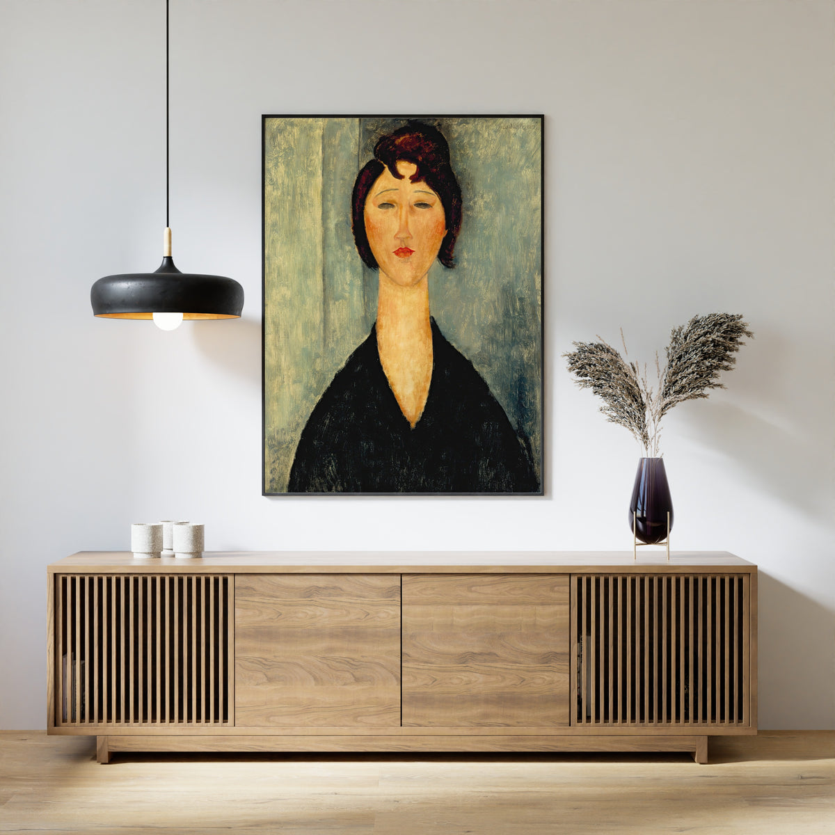 Amedeo Modigliani — Portrait of a Young Woman in Black | Fine Art Print
