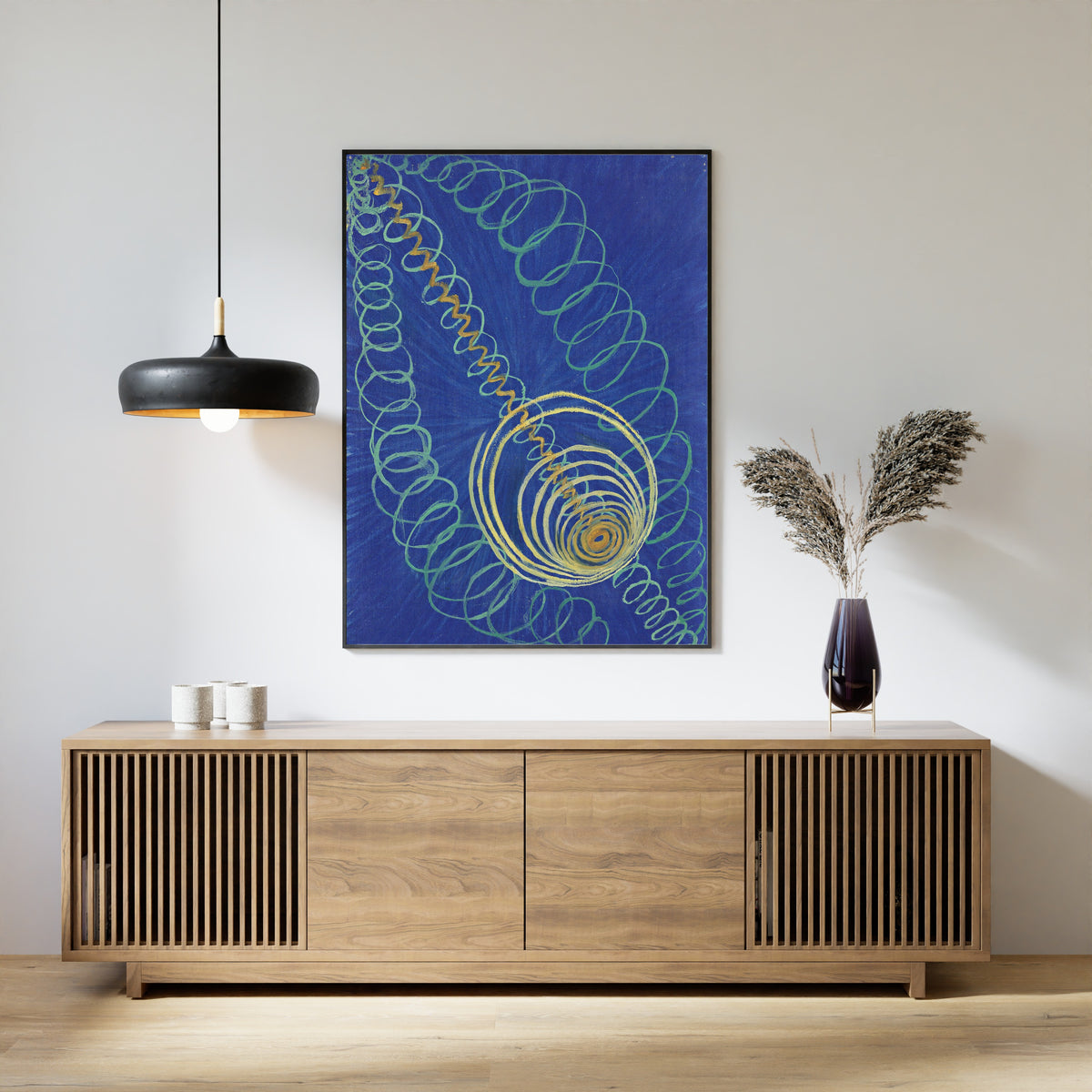 Hilma af Klint — Primordial Chaos, No. 16, The WU-ROSEN Series, Group 1 | Fine Art Print