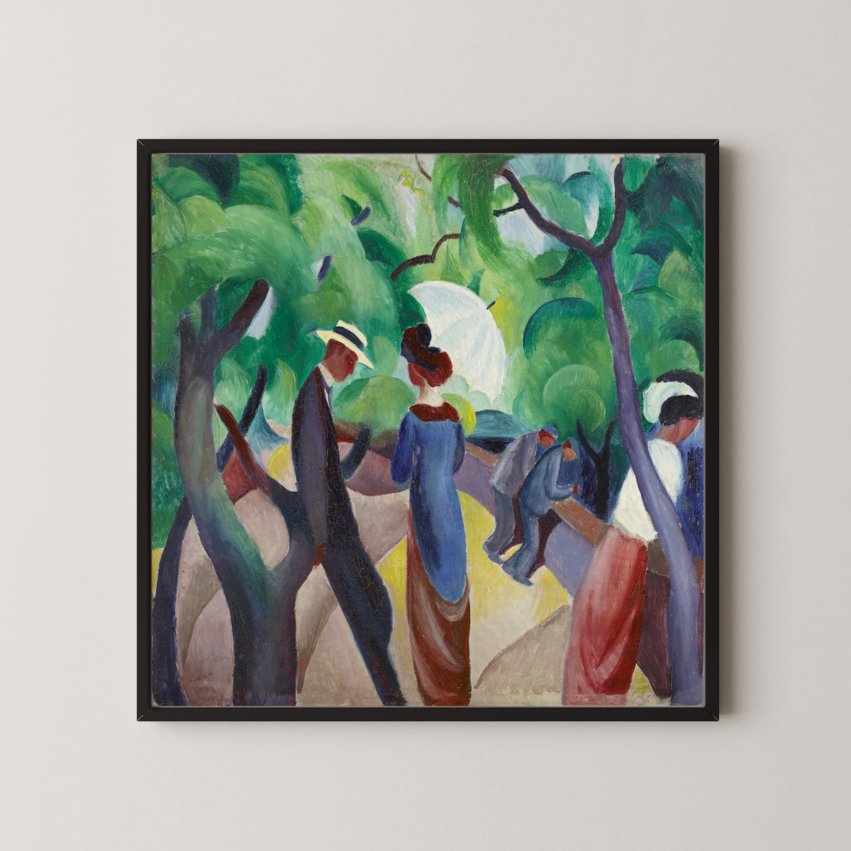 August Macke — Promenade | Expressionist Fine Art Print