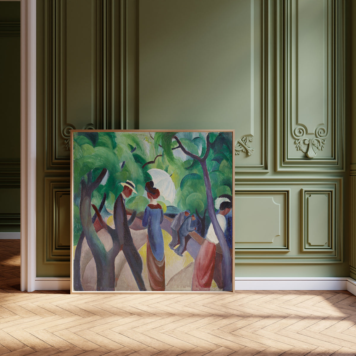 August Macke — Promenade | Expressionist Fine Art Print