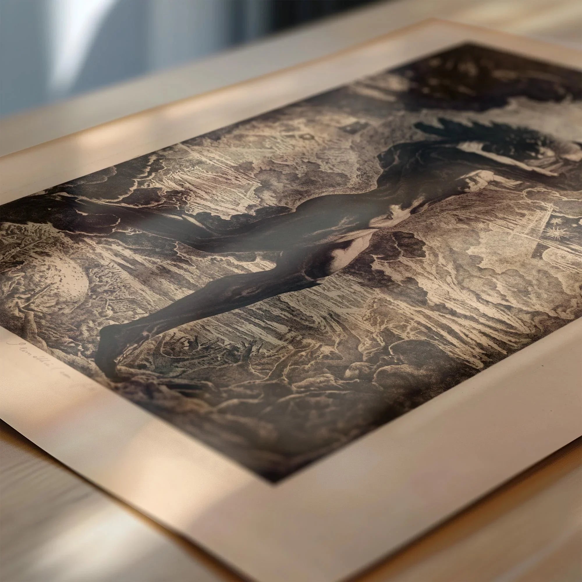 Prometheus - Jean Delville | An Incredible Symbolist Masterpiece | Gorgeous Sketch Art Giclee Print Framed or Unframed - 9ArtPrints