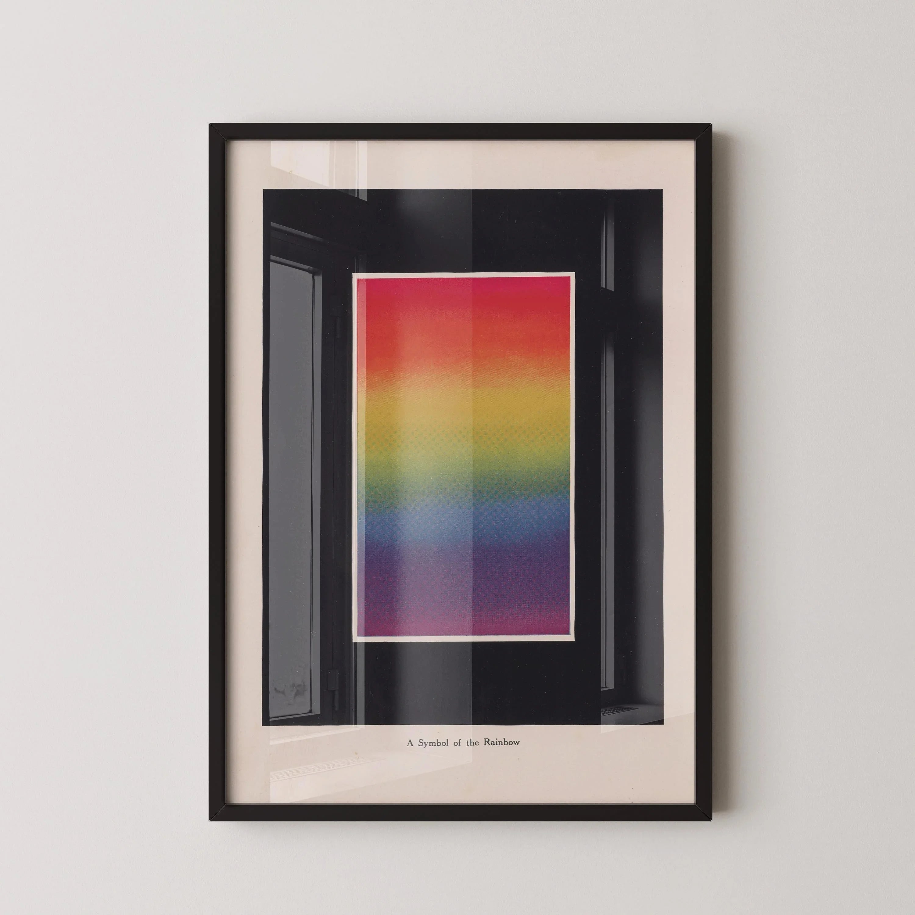 Rainbow Symbol Vintage Art Print - Bonnie E. Snow (Framed or Unframed) - 9ArtPrints