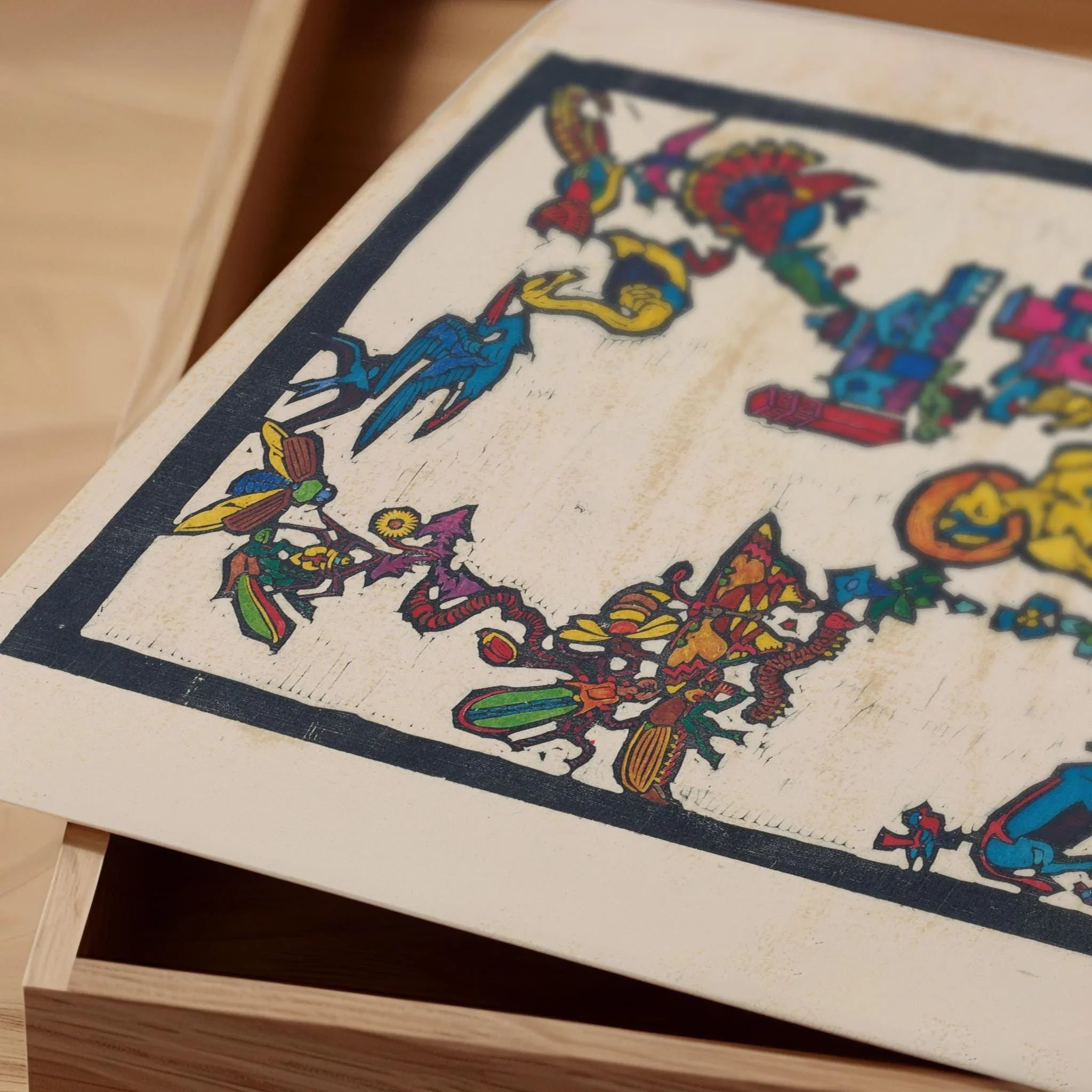 Reijer Stolk – St. Franciscus (c. 1920) | We Can't Take Our Eyes Off This Vibrant Symbolist Woodcut