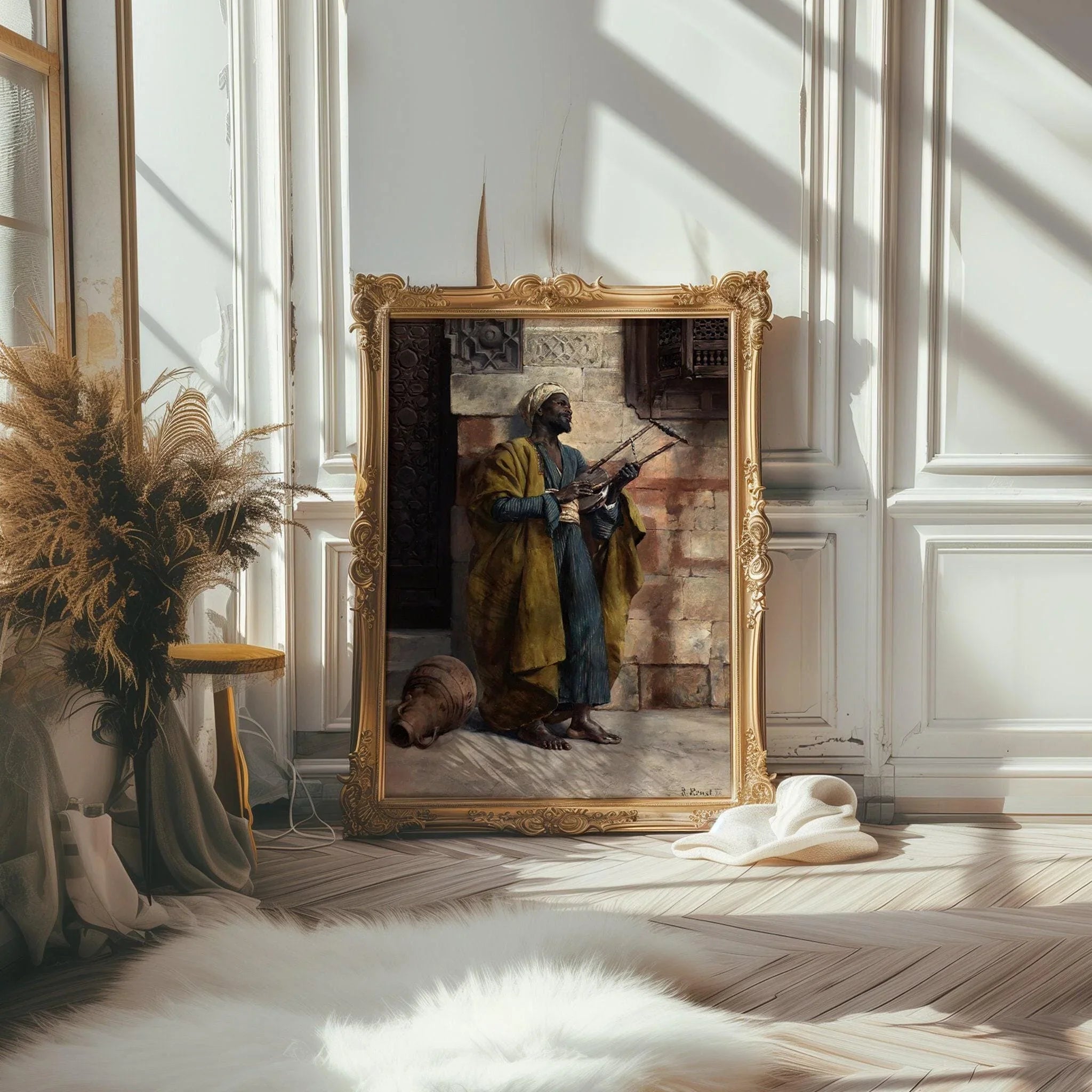 Rudolf Ernst - The Musician | Orientalist Art