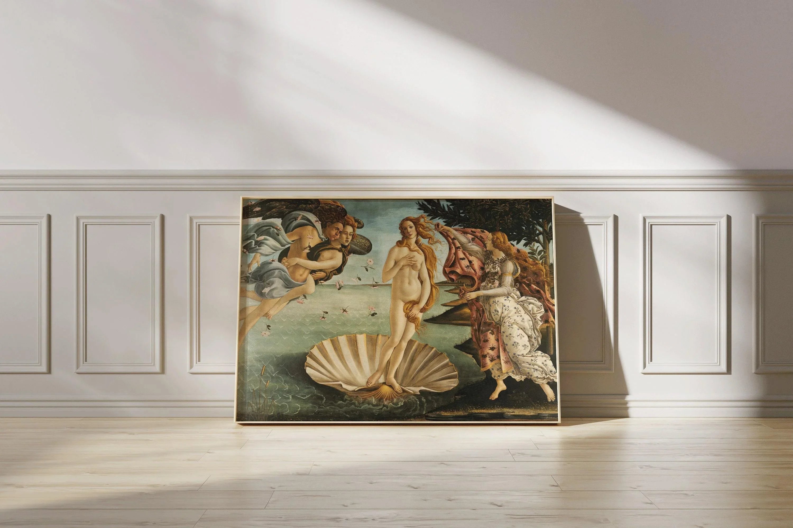 Sandro Botticelli - The Birth of Venus | Famous Renaissance Art (available handframed or unframed) - 9ArtPrints