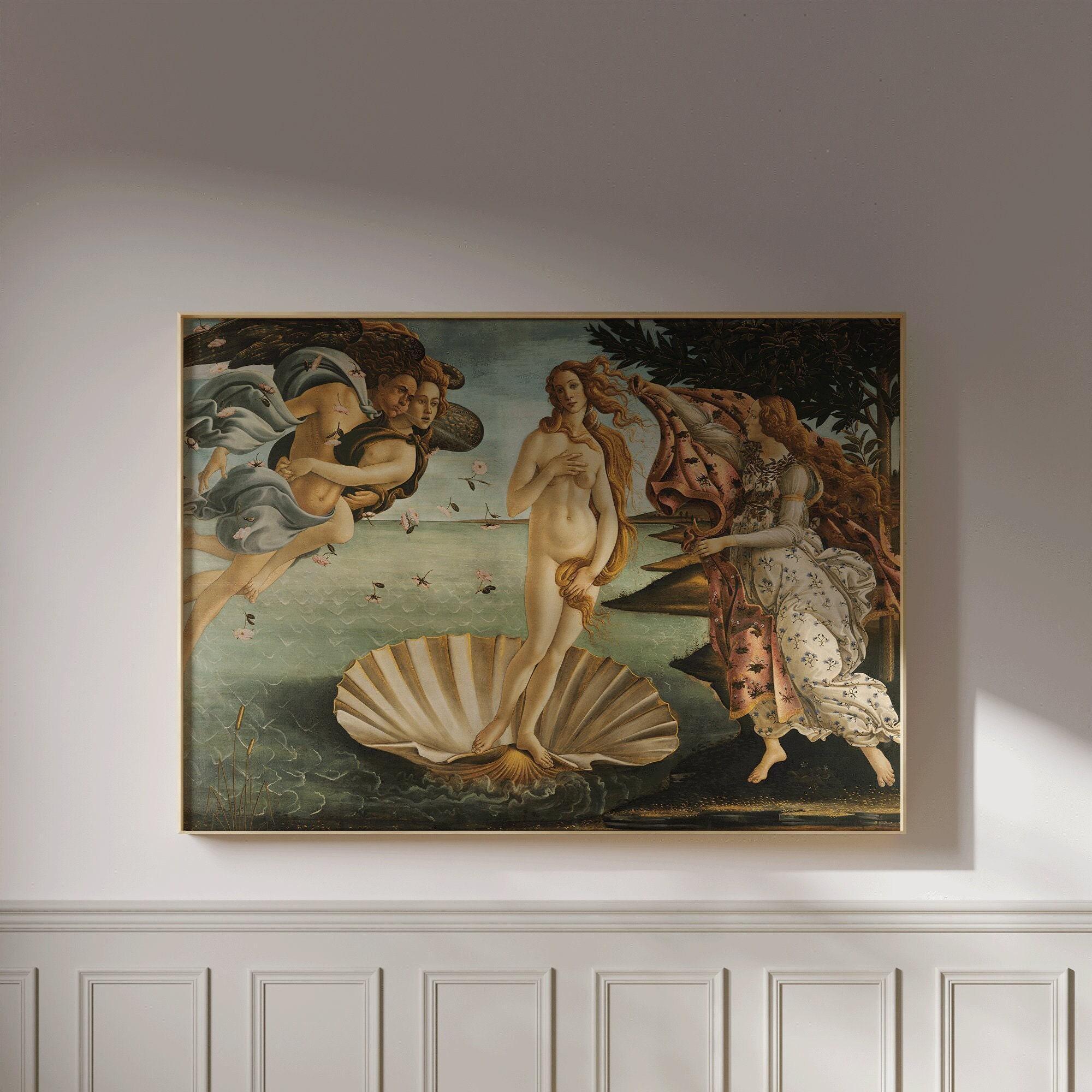 Sandro Botticelli - The Birth of Venus | Famous Renaissance Art (available handframed or unframed) - 9ArtPrints