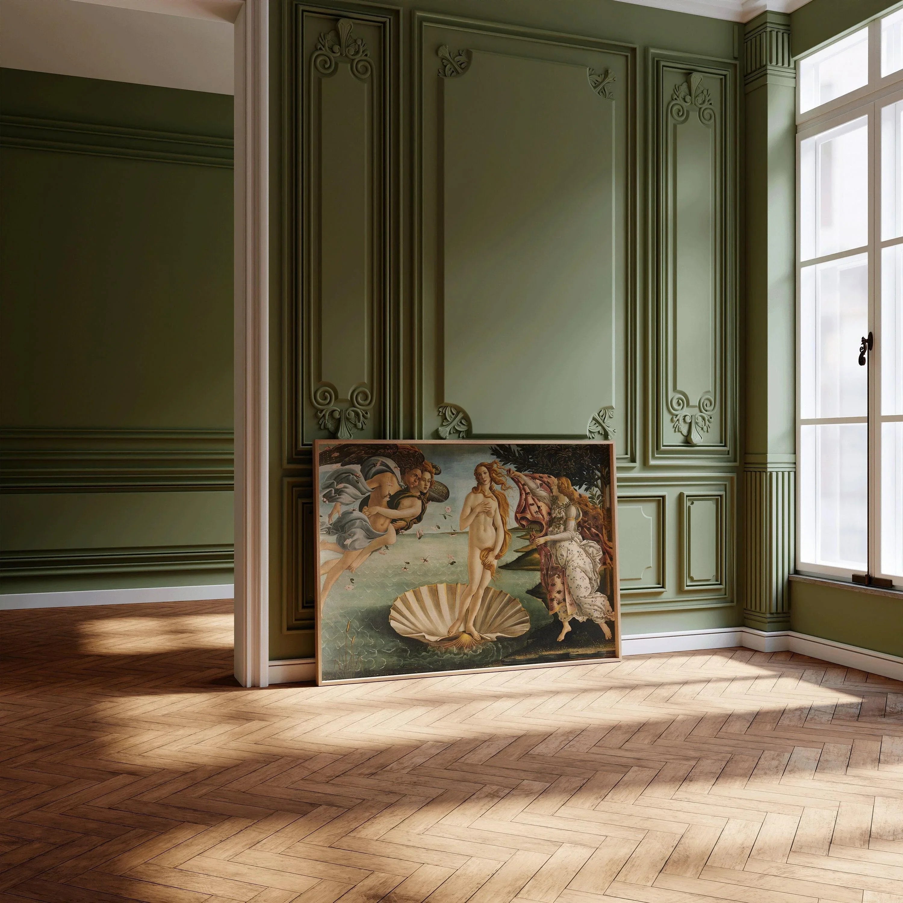 Sandro Botticelli - The Birth of Venus | Famous Renaissance Art (available handframed or unframed) - 9ArtPrints