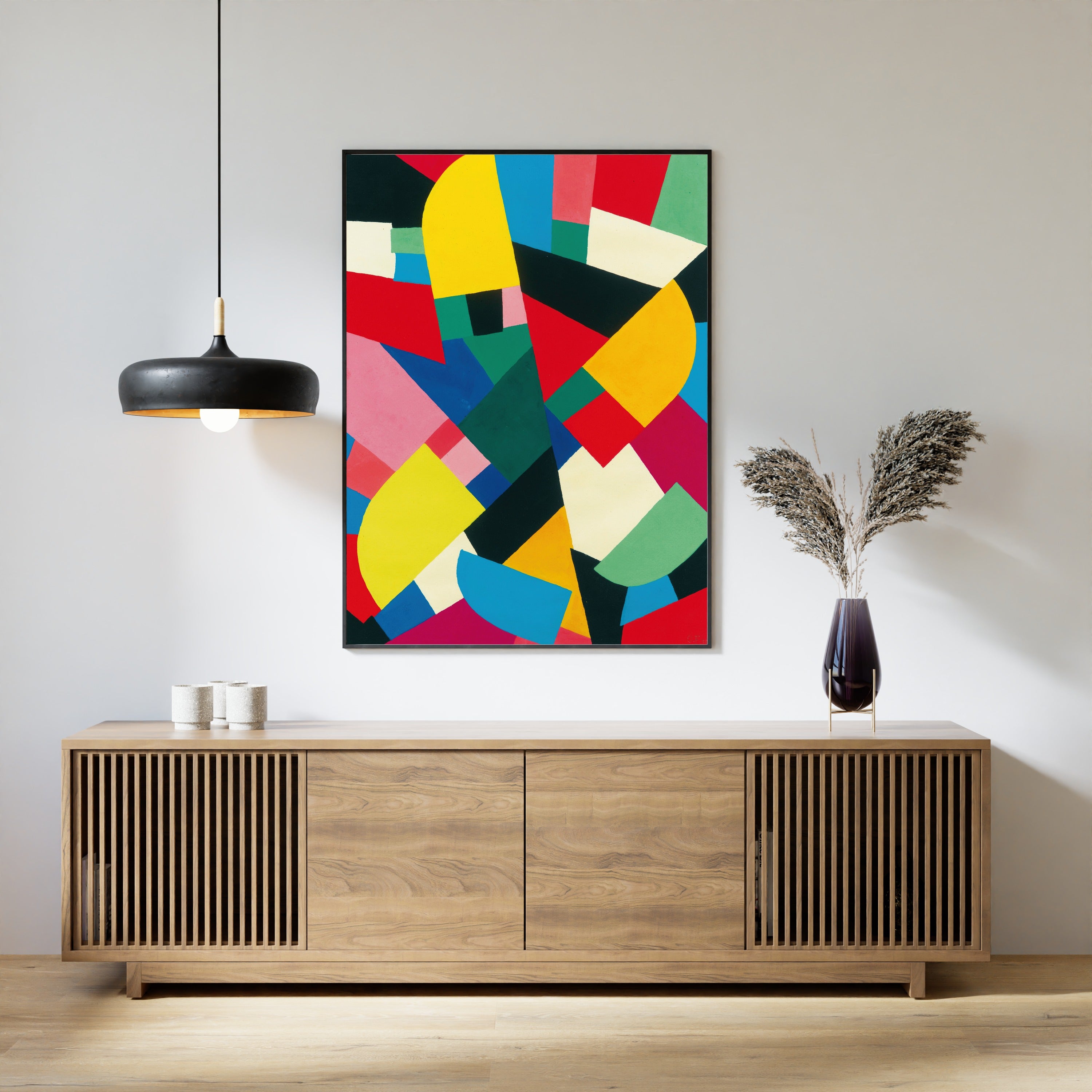 Otto Freundlich — Sans titre (1936) | Colourful Abstract Mosaic Fine Art Print