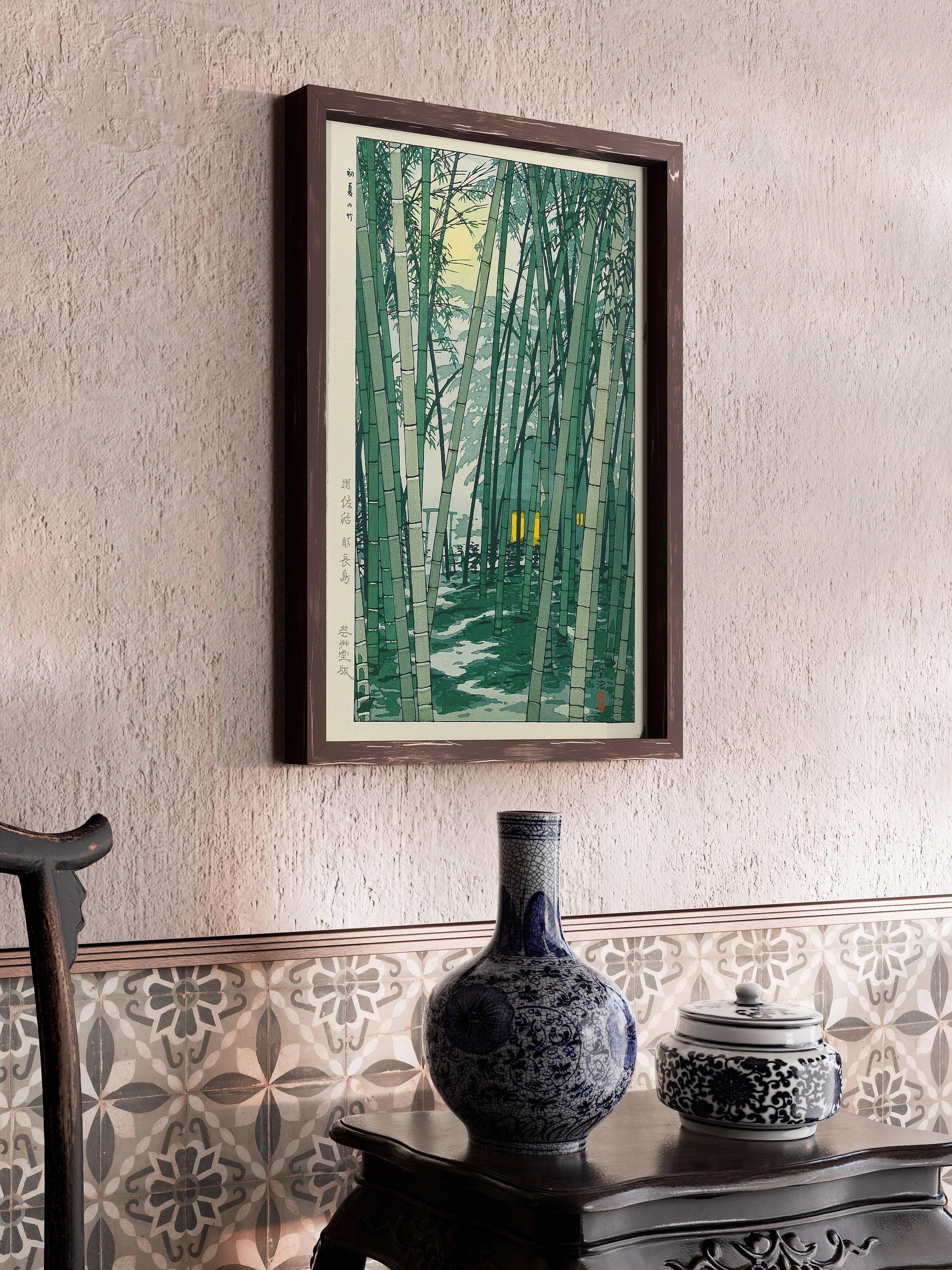 Shiro Kasamatsu – Bamboo Forest | PRINT | Vintage Japanese Woodblock Art