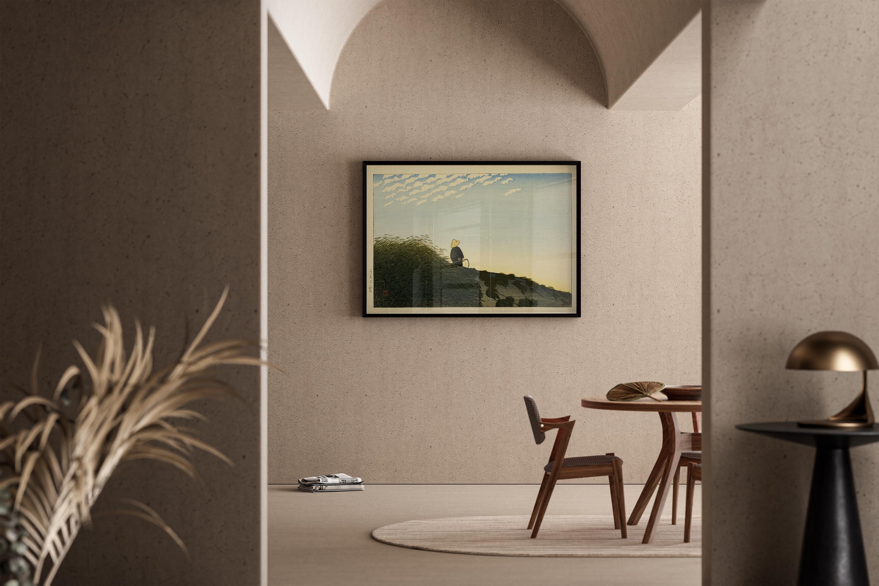 Shiro Kasamatsu Cirrocumulus Clouds Giclée Print: Japanese Woodblock Art - 9ArtPrints