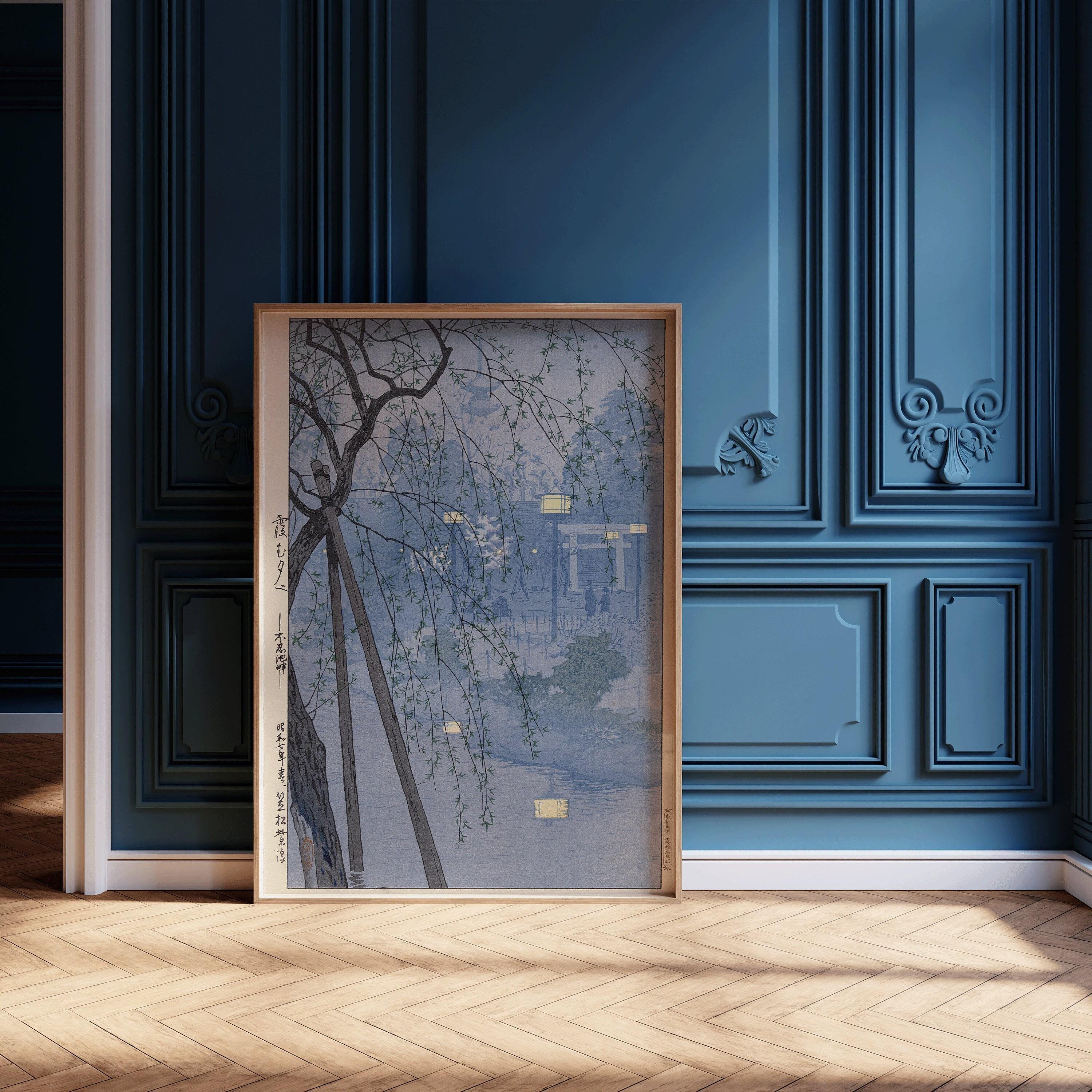 Shiro Kasamatsu - Evening at Shinobazu Pond | PRINT | Our Customer Favourite Vintage Japanese Woodblock Art available framed - 9ArtPrints