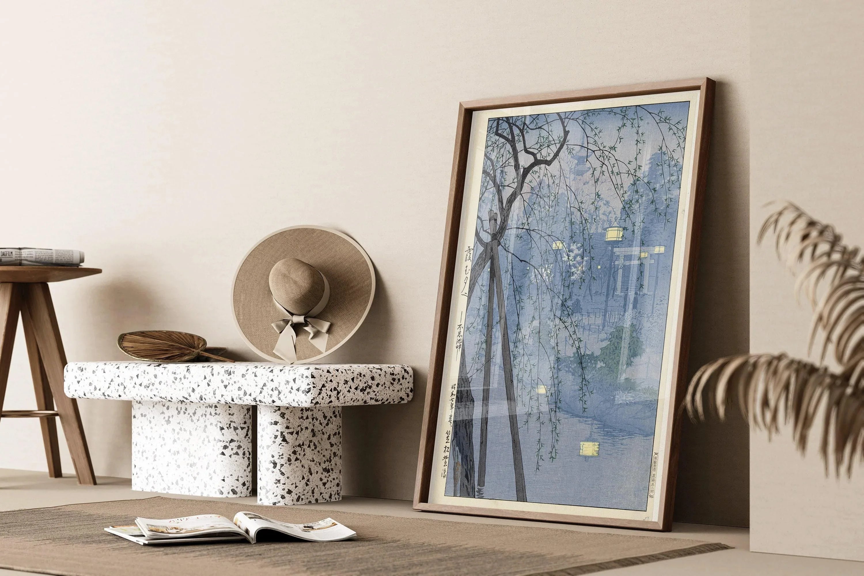 Shiro Kasamatsu - Evening at Shinobazu Pond | PRINT | Our Customer Favourite Vintage Japanese Woodblock Art available framed - 9ArtPrints