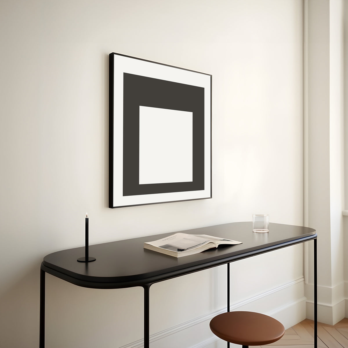 Smoking — Homage to the Square | Mid-Century Modern Art Print - 9ArtPrints