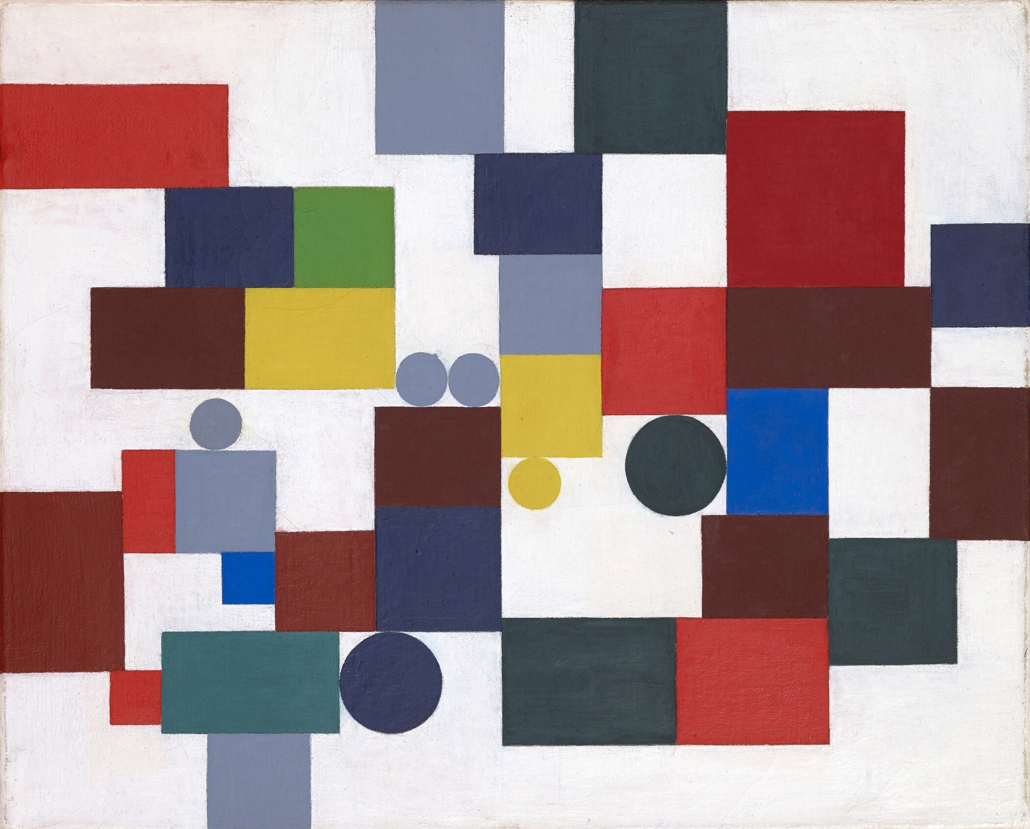Sophie Taeuber-Arp — Colourful Modernist Composition | Dada Abstract Art - 9ArtPrints