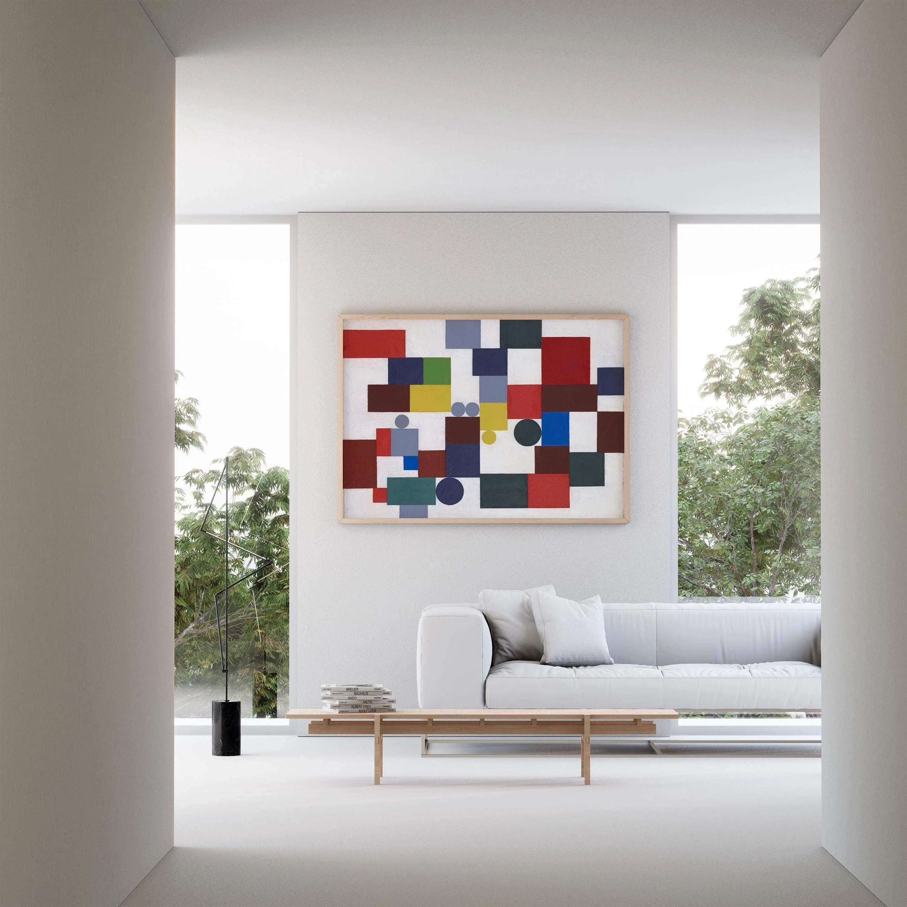 Sophie Taeuber Arp PRINT | Bauhaus - Inspired Colorful Wall Art | Modernist Composition for Home Decor