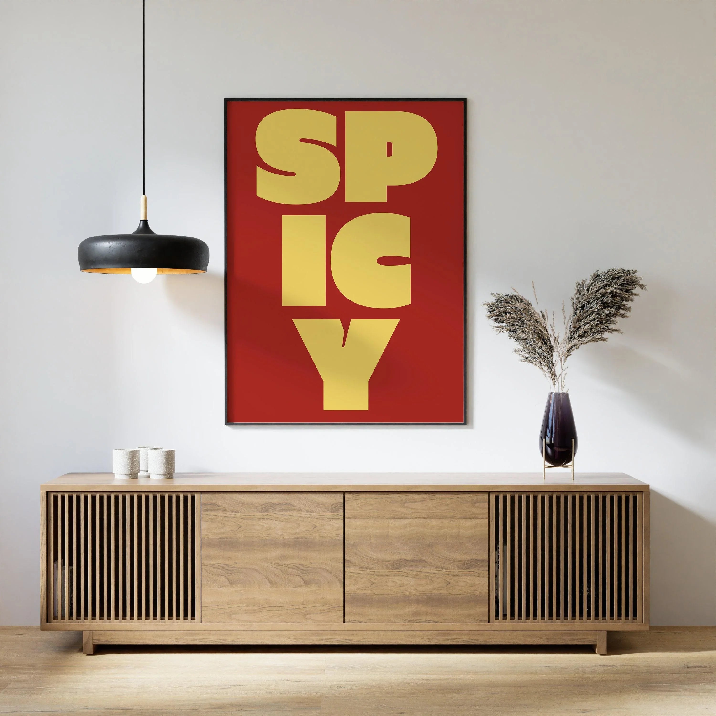 SPICY - Typography Poster PRINT