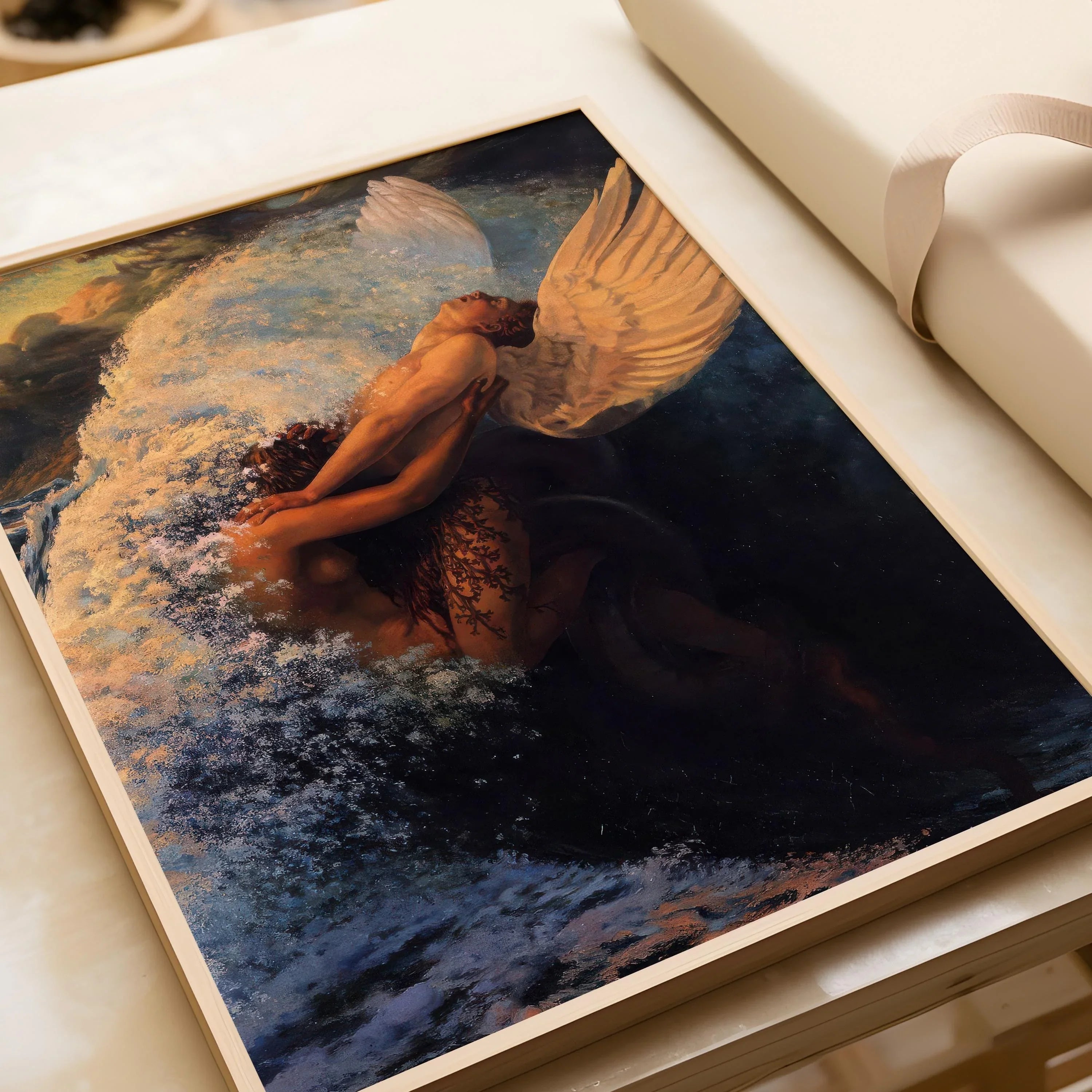 Spleen Versus Ideal - Carlos Schwabe | The Incredible Symbolist Masterpiece | Giclee Print Available Framed or Unframed - 9ArtPrints