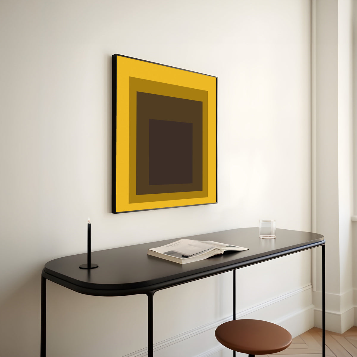 Stage — Homage to the Square | Mid-Century Modern Art Print - 9ArtPrints